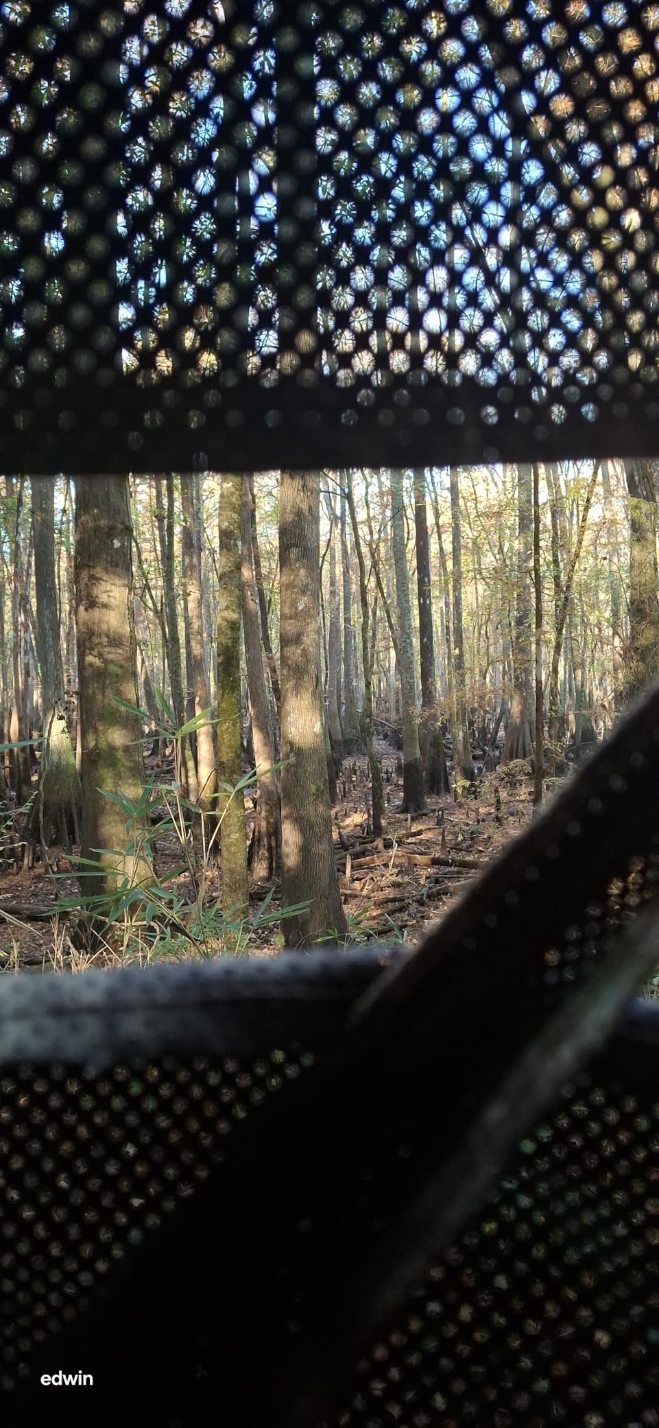 TIDEWE Hunting Blind 270 Degree Full See Through with Windproof Curtain, Silent Magnetic Door & Sliding Windows, Pop Up Ground Blind with Carrying Bag, 300D Portable Tent customer photo 2