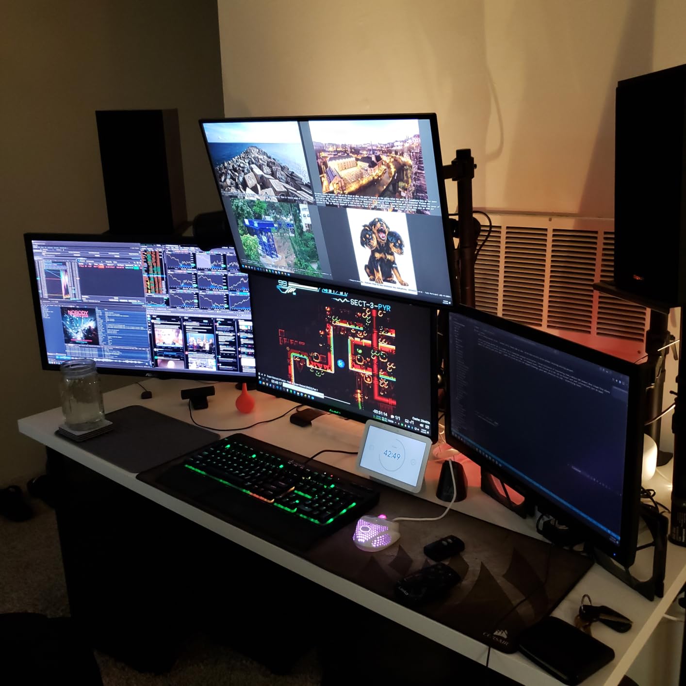 ASUS TUF Gaming Series 5 24 inch 1080P Gaming Monitor (VG249QM5A) - Full HD, Fast-IPS, 240Hz, 0.3ms, G-SYNC Compatible, FreeSync Premium, Extreme Low Motion Blur Sync, 99% sRGB, Gaming AI, 3 yr Warranty customer photo 2