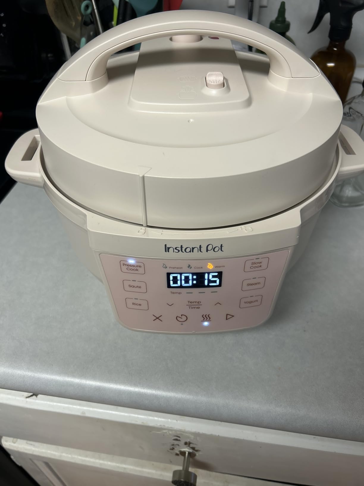 Instant Pot RIO Mini 7-in-1 Multi-Cooker, Pressure Cooker, Slow cook, Saute, Steam, Rice Maker, Yogurt, & Warmer, Black, 4 Quarts customer photo 1