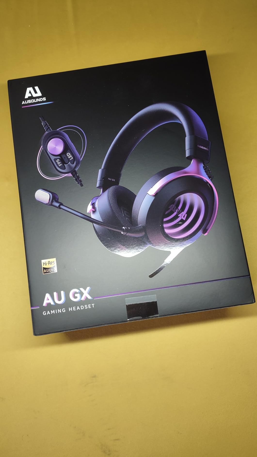 ausounds USB-C/A Gaming Wired Headset,Planar Magnetic Drivers, 7.1 Surrounding Spatial Audio, Memory Foam,Abyss Lighting Effects, Lightweight Headphones Works on PC,PS5 customer photo 1