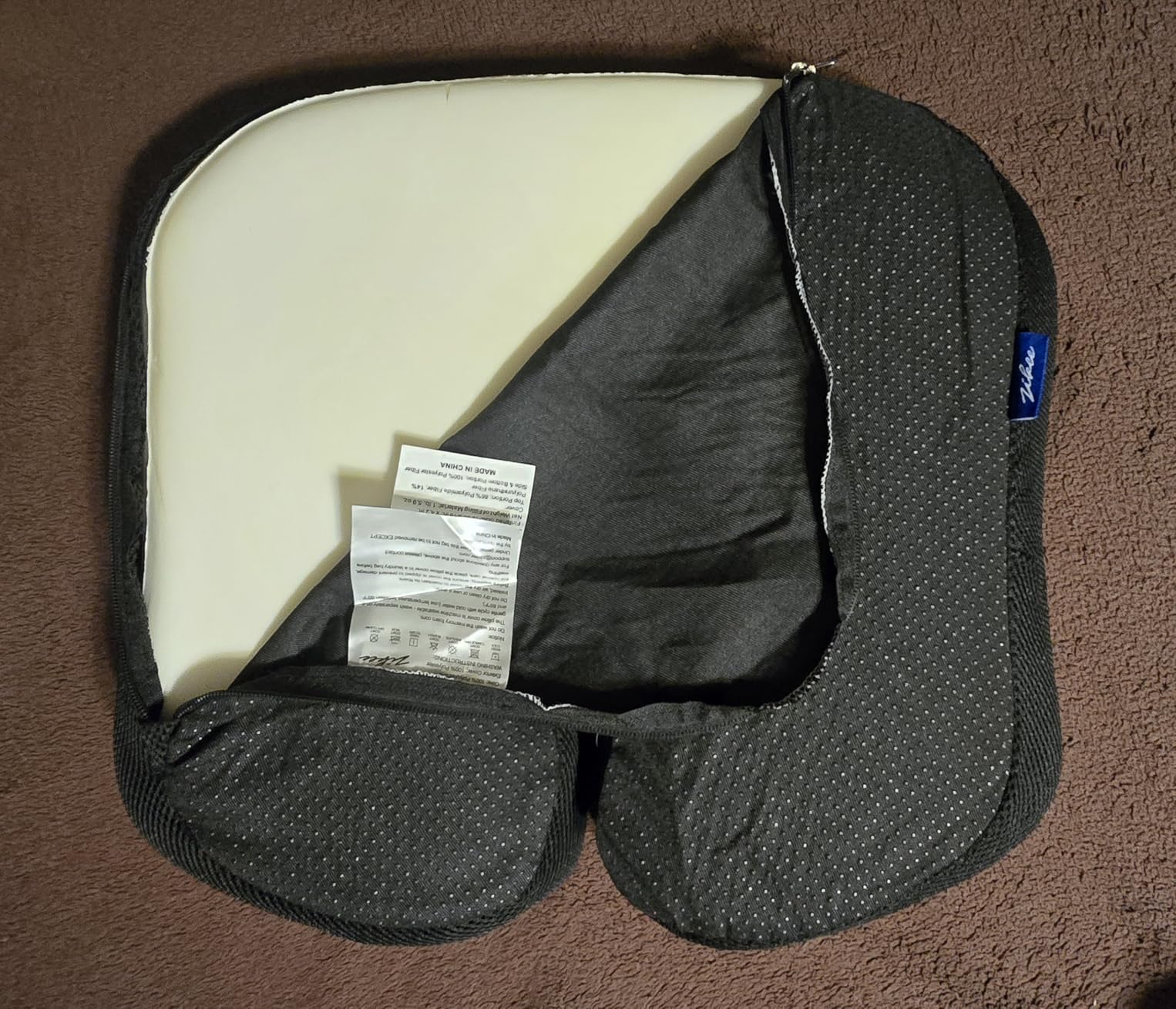 Benazcap Large Memory Foam Office Chair Cushion Seat Pad, Ergonomic Seat Cushion for Sciatica, Tailbone & Back Pain Relief, Car Seat Cushions for Driving customer photo 1