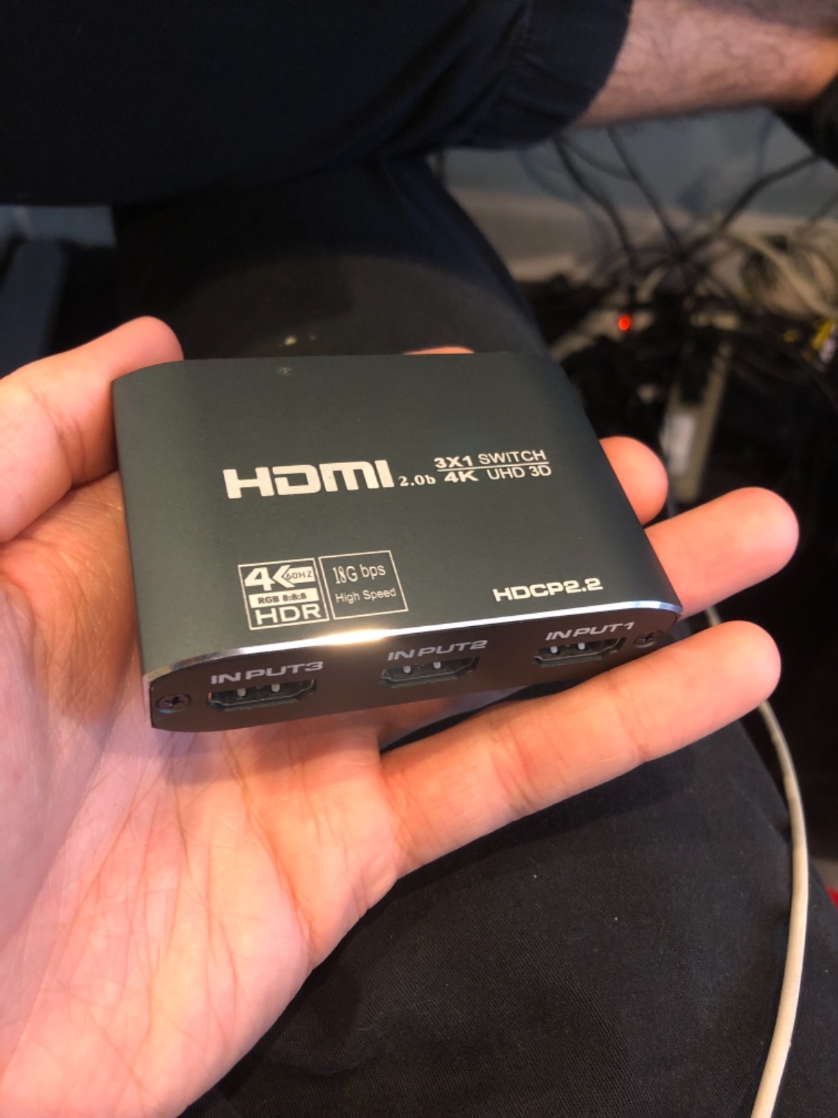 avedio Links HDMI 2.1 Switch 4K 120Hz, Aluminum Alloy 8K@60Hz HDMI Switch 3 in 1 Out, 3x1 HDMI Switcher Selector, Ultra HD, 4k Hdmi Selector Switcher for Game Consoles, Fire Stick customer photo 2