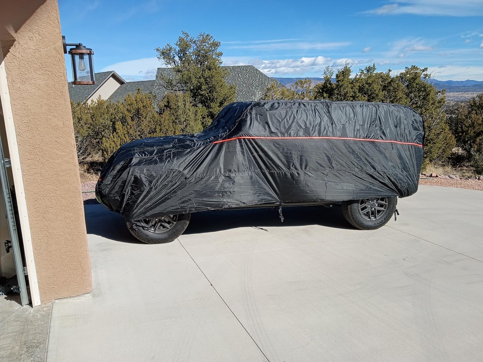 Hail Protector Car Cover, Waterproof Thickened Car EVA Hail Protector Size A3 Fit for Toyota Camry, Honda Accord, Ford Mustang, Chevy Camaro/Malibu,Kia Optima/K5 (187-198 inch) customer photo 1