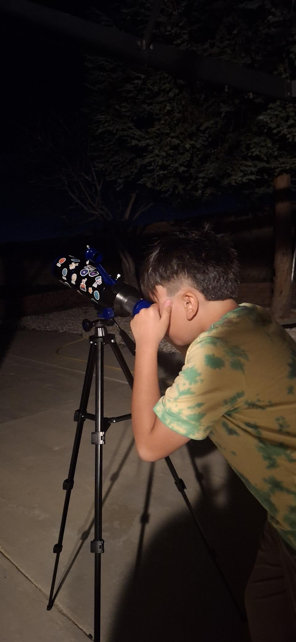 Hawkko Telescope for Adults & Kids - 80mm Aperture 500mm Telescopes for Adults Astronomy, (20X-150X) Portable Refractor Telescope Kit customer photo 2