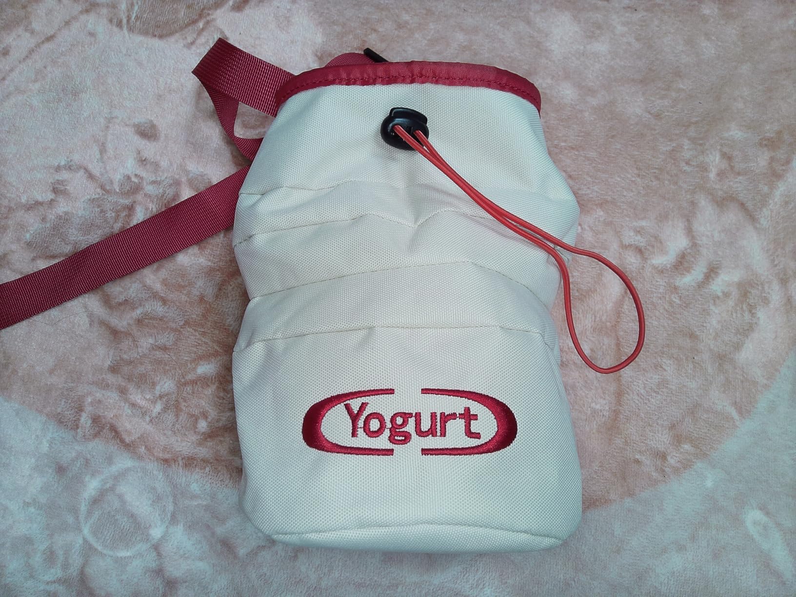 Waxed Canvas Chalk Bag - Zipper Pocket & Mesh Pouch for Bouldering, Rock Climbing, Gym, Weightlifting - Water-Resistant, Adjustable Belt, Wide Opening customer photo 2