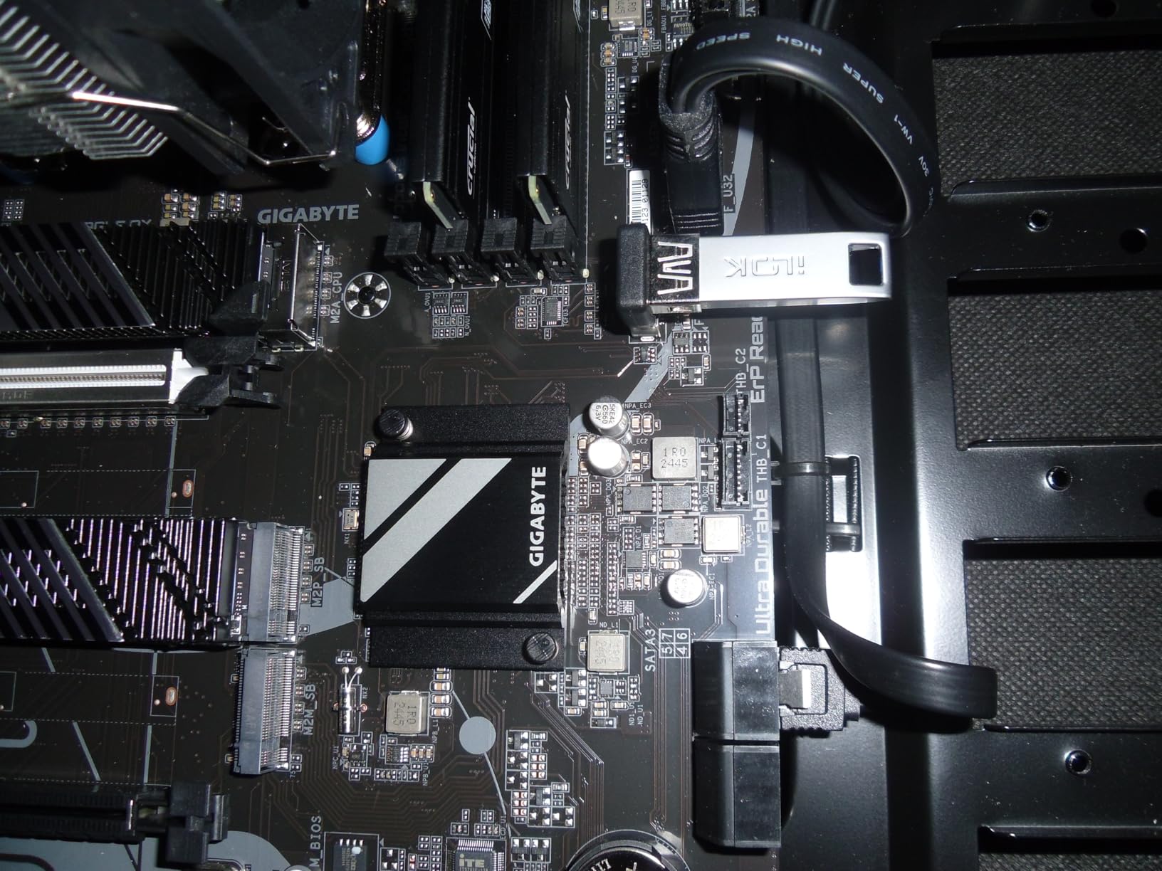 SinLoon USB 3.1 Front Panel Header 10Gbps Type E to USB 3.1 Motherboard Header Adapter Type-E Male to USB A Female Front Connector Converter (PH741B) customer photo 2