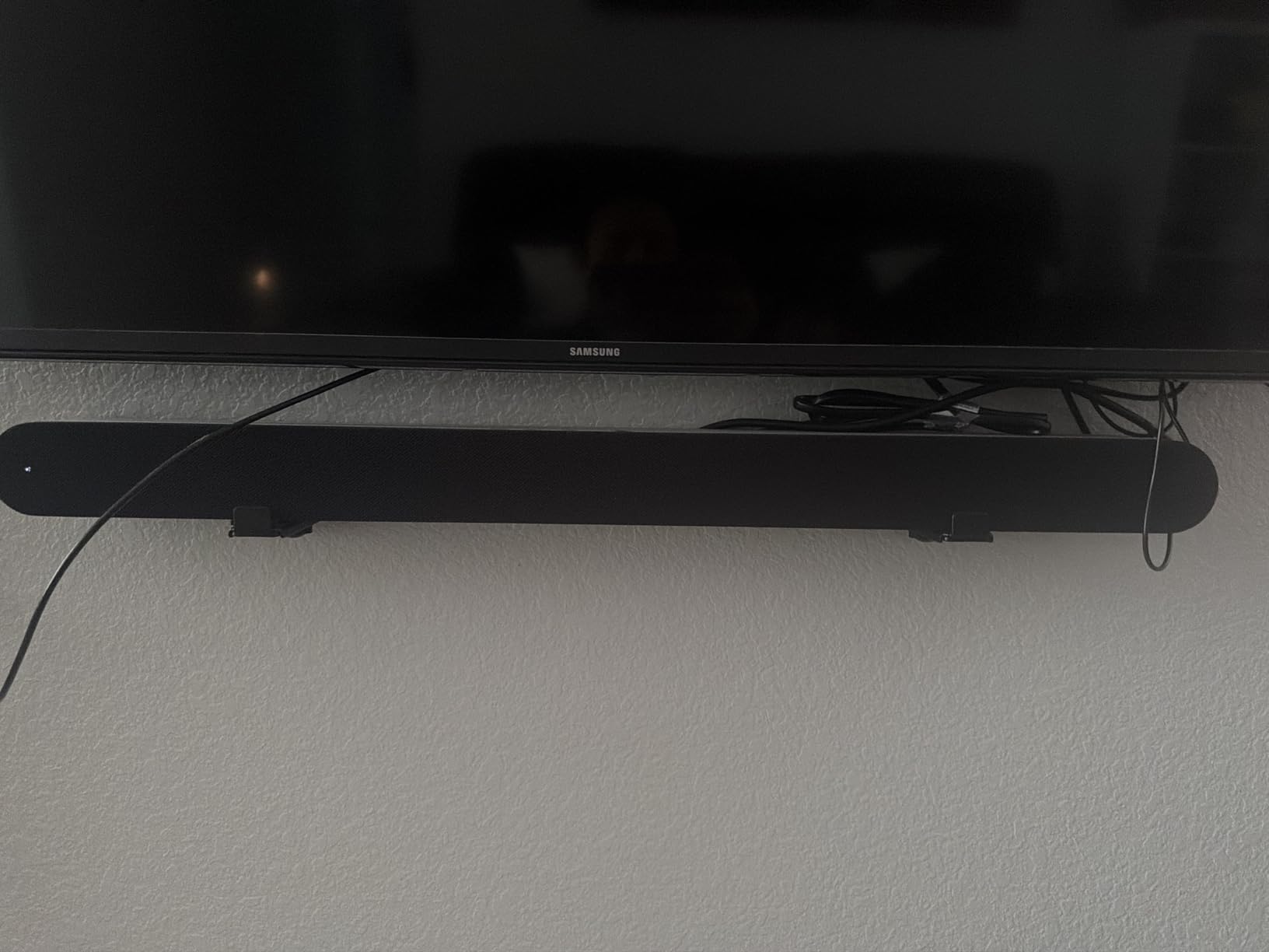 Soundbar Wall Mount,All Metal Sound Bar Mounts Under TV for Sonos,Samsung, Bose, Vizio, LG, Sony, JBL and More,Depth Adjustable 3.7