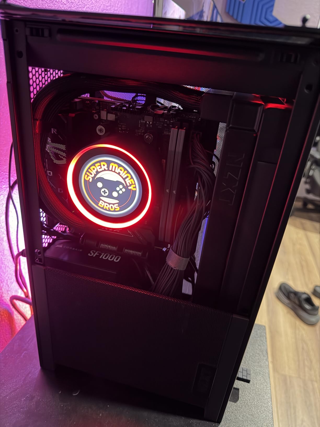 NZXT H2 Flow - Mini-ITX 20.7L High Airflow PC Case - Includes 2 x 120mm Top Fans & PCIe 5.0 Riser Cable - 331mm GPU - 280mm Radiator - Black customer photo 1