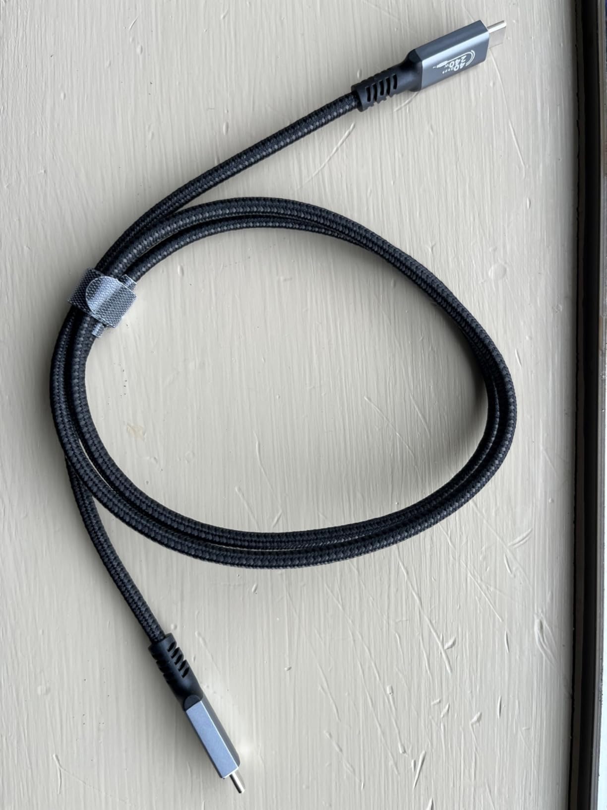 acer USB4 Cable 40Gbps, 8K@60Hz USB-C Video Cable, 240W Fast Charging Thunderbolt 4/3 Braided High Speed Cable Compatible with MacBook, SSD, Docking, iPhone 16 and More (3.3FT) customer photo 1