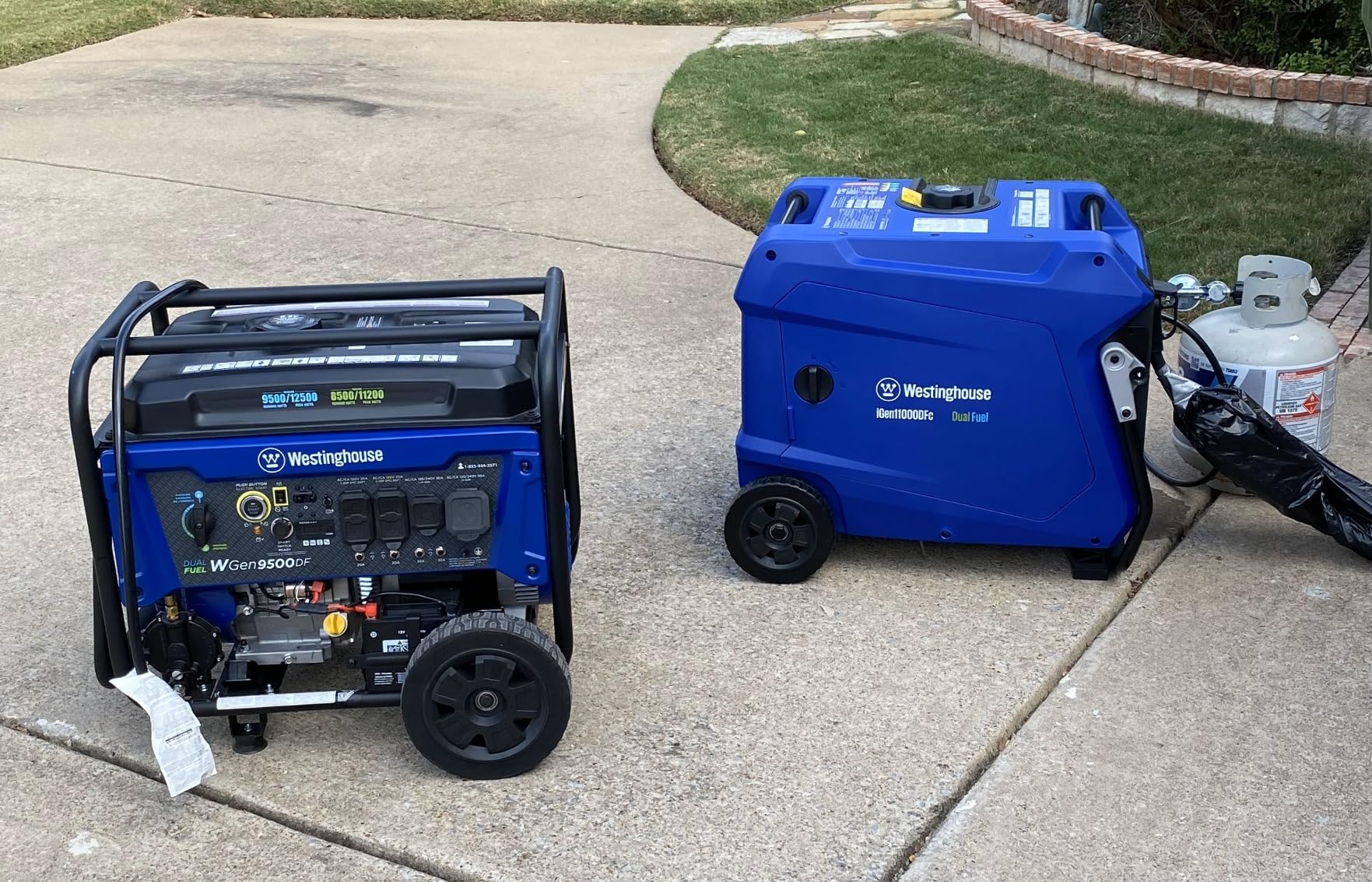 Westinghouse 8200 Peak Watt Tri-Fuel Portable Inverter Generator, Remote Electric Start, Transfer Switch Ready, Gas, Propane, Natural Gas, Low THD, Safe for Electronics, Parallel Capable, CO Sensor customer photo 1