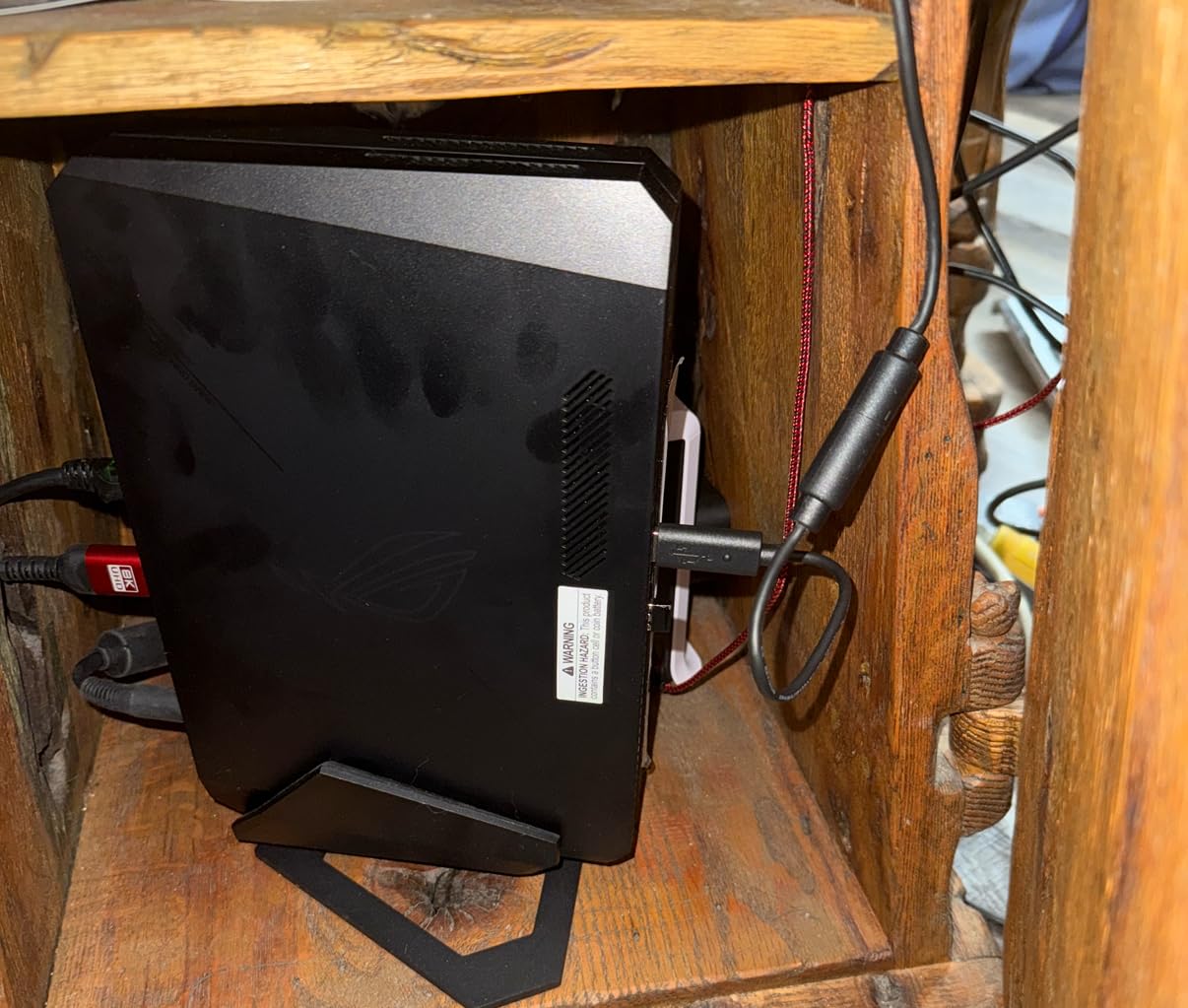 ROG NUC (2025) Gaming Mini PC with Intel Core Ultra 7 (Series 2) ARL-HX CPU, NVIDIA GeForce RTX 5060 MobileGPU, 32GB DDR5 RAM, 1TB NVMe SSD, Thunderbolt 4, Triple-Fan Cooling, and ARGB Lighting customer photo 1
