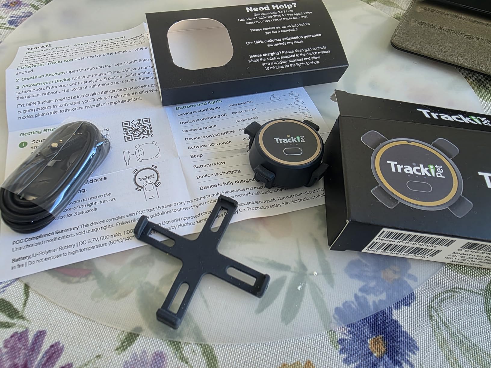 Tracki Dog GPS Tracker - Real-Time Dog Tracker & Pet Tracker - Smart Alerts, Geo-Fence, Waterproof, Collar-Compatible - Long-Life Battery customer photo 1
