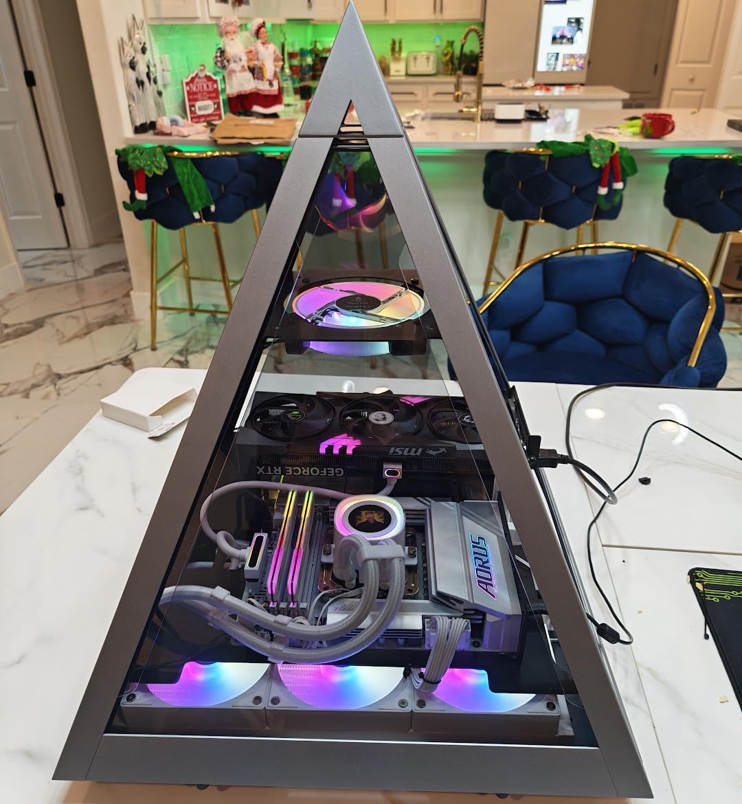 ID-COOLING FX240 LCD Premium 240mm AIO Liquid CPU Cooler with 1.48