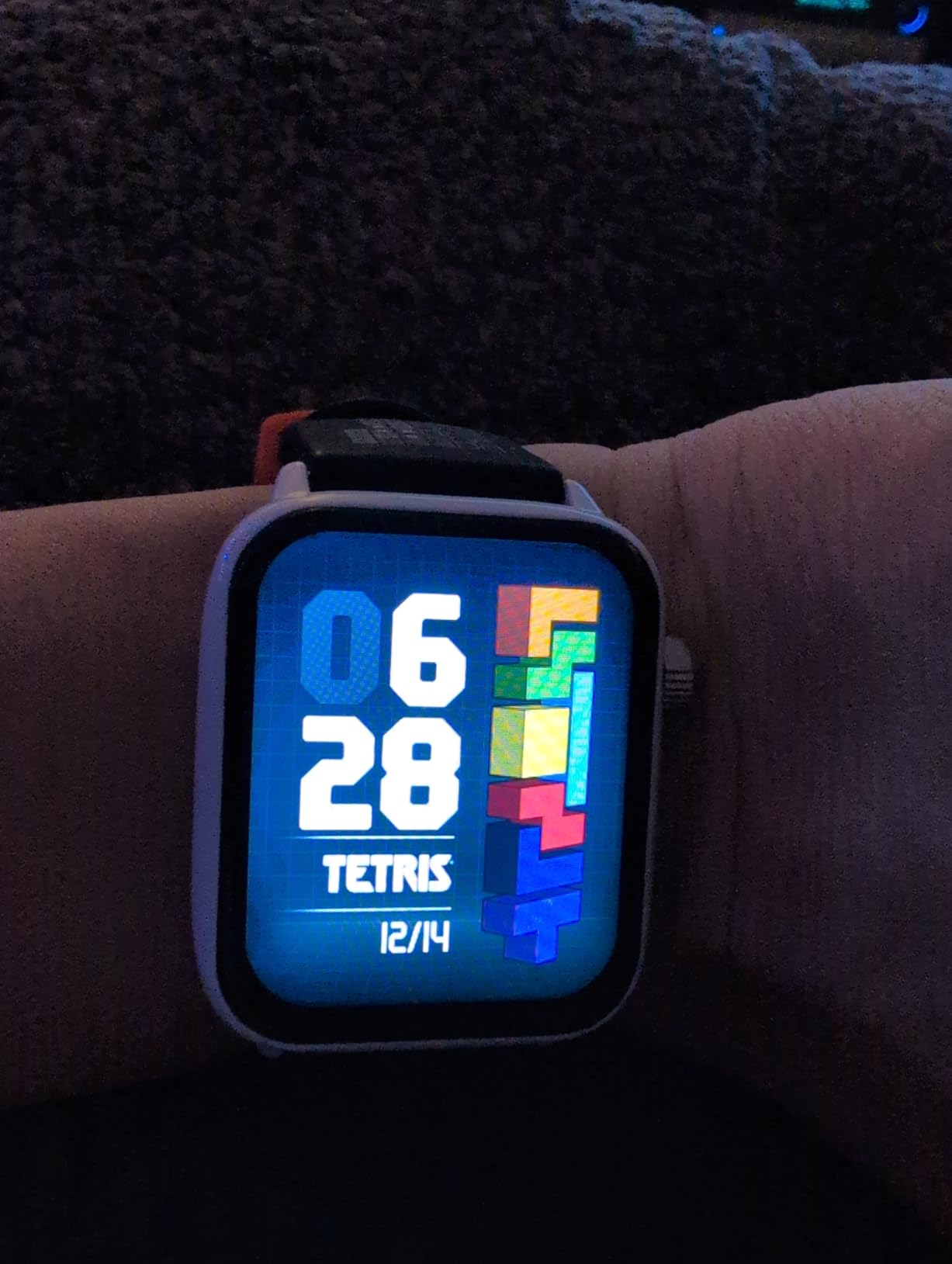 Tetris: My Play Watch - Retro Gaming Smart Watch, No Wi-Fi or Bluetooth, Built-in Tetris, Custom Watch Faces, Classic Arcade Sound, Heart Rate Monitor, IP67 Water Resistant customer photo 2
