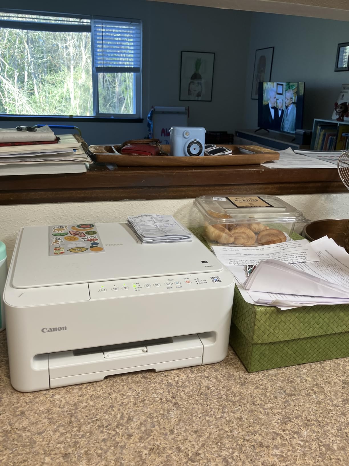Canon PIXMA TS4320 Wireless Color Inkjet Printer for Duplex Printing, White - Home Printer with Copier/Scanner, Compact Design, Easy Setup, 1 Year Limited Warranty customer photo 1