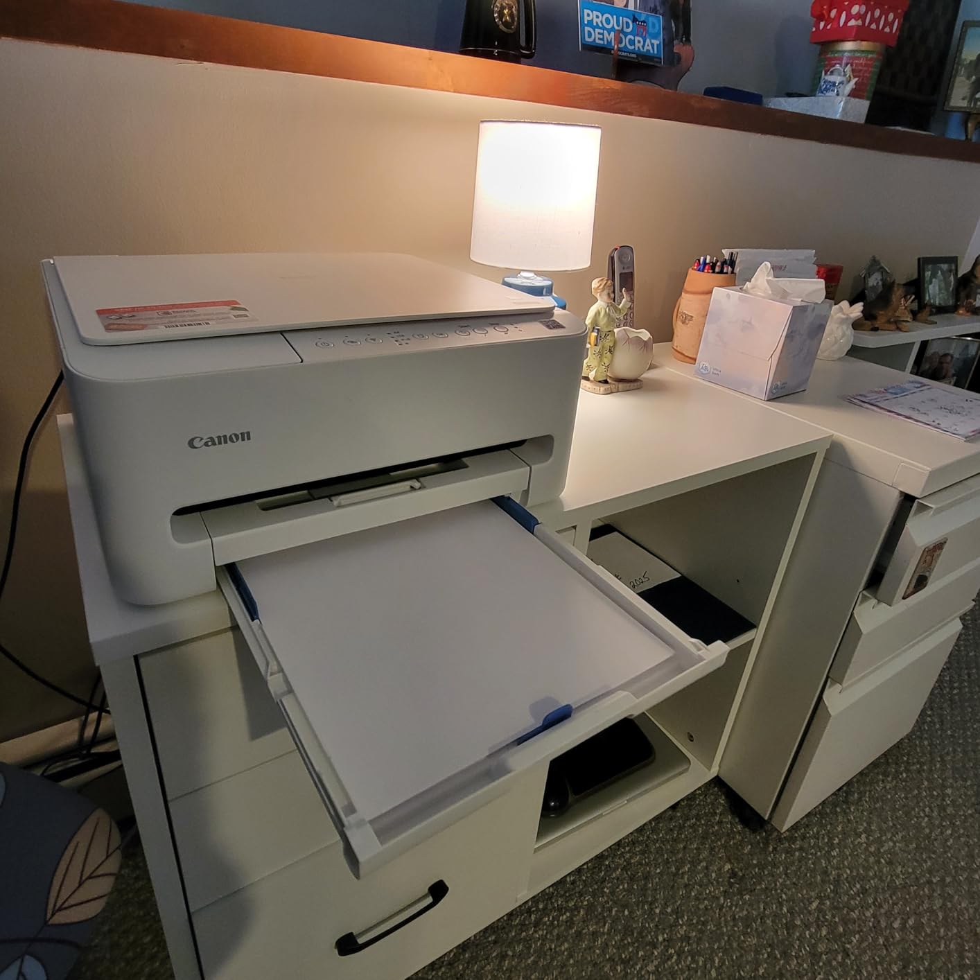 Canon PIXMA TS4320 Wireless Color Inkjet Printer for Duplex Printing, White - Home Printer with Copier/Scanner, Compact Design, Easy Setup, 1 Year Limited Warranty customer photo 2
