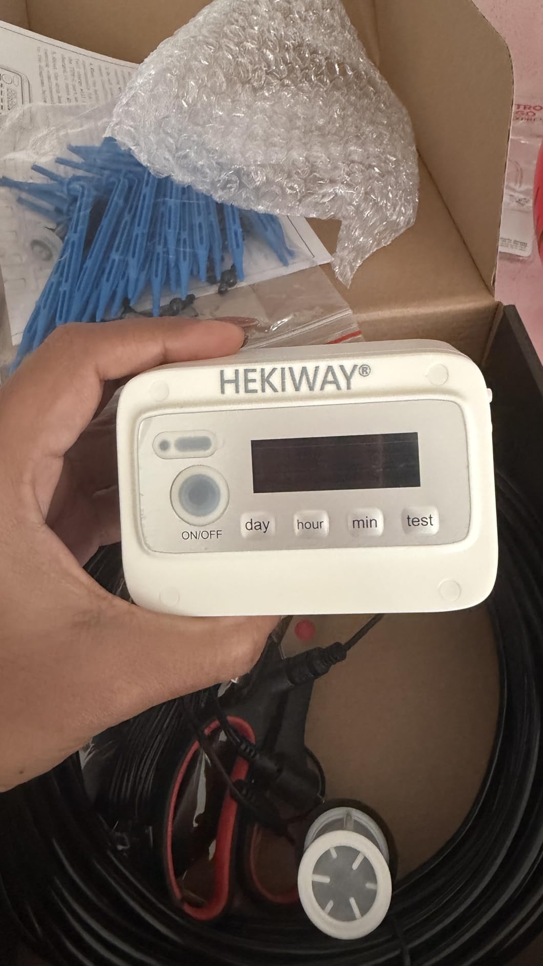 82FT Automatic Plant Watering System-HEKIWAY 390 Adjustable Watering Modes, Supports 30 Pots | Indoor Garden System & Vacation Plant Watering Devices customer photo 2
