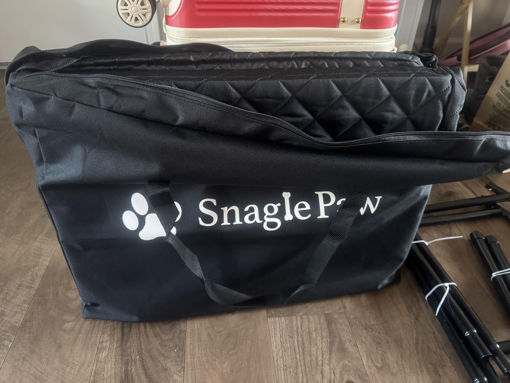Snagle Paw Dog Car Seat Cover & Back Seat Extender,31