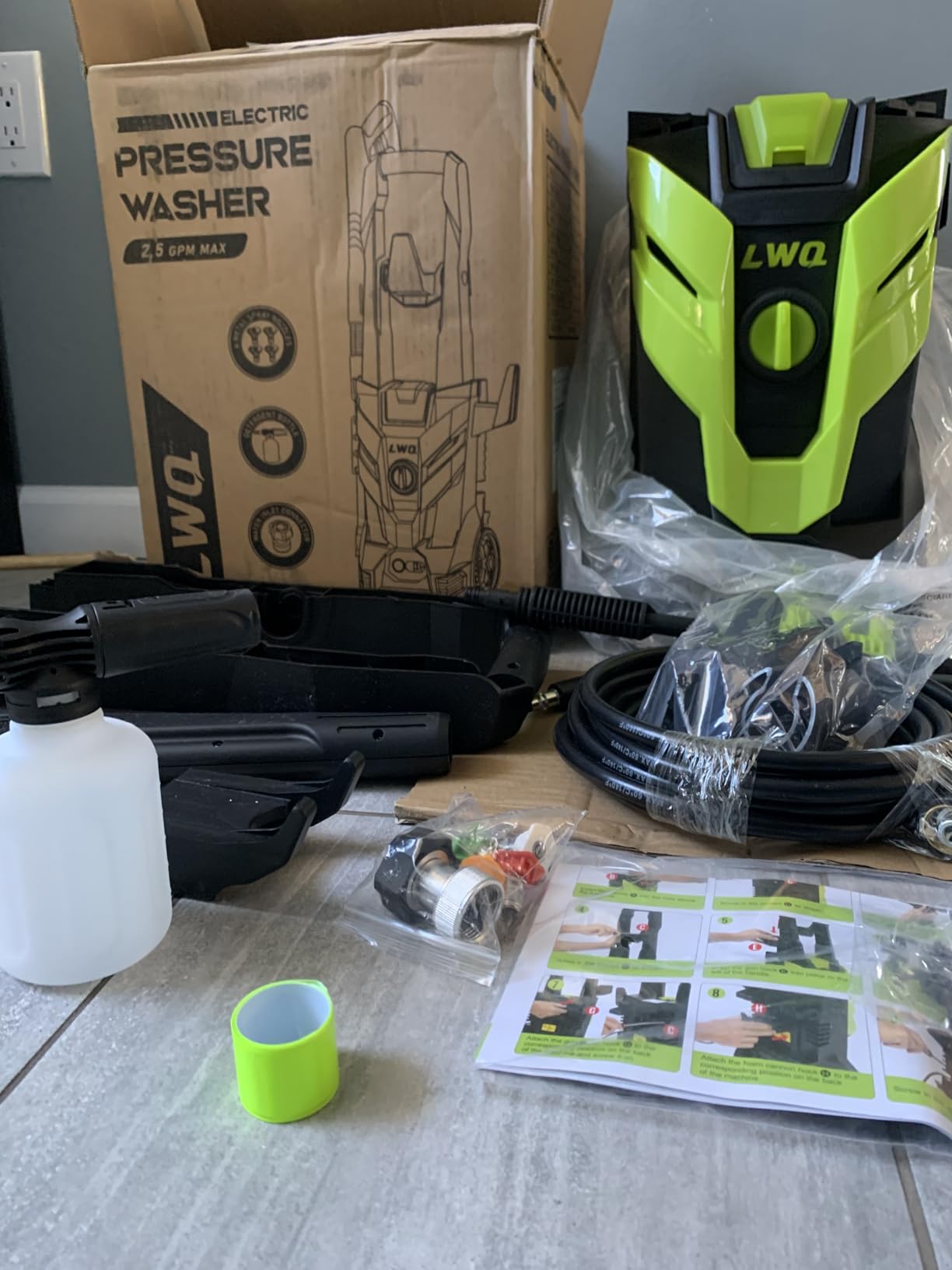 Pressure Washer, Power Washer with 4 Quick Connect Nozzles 1 Foam Cannon, Pressure Cleaning Machine customer photo 2