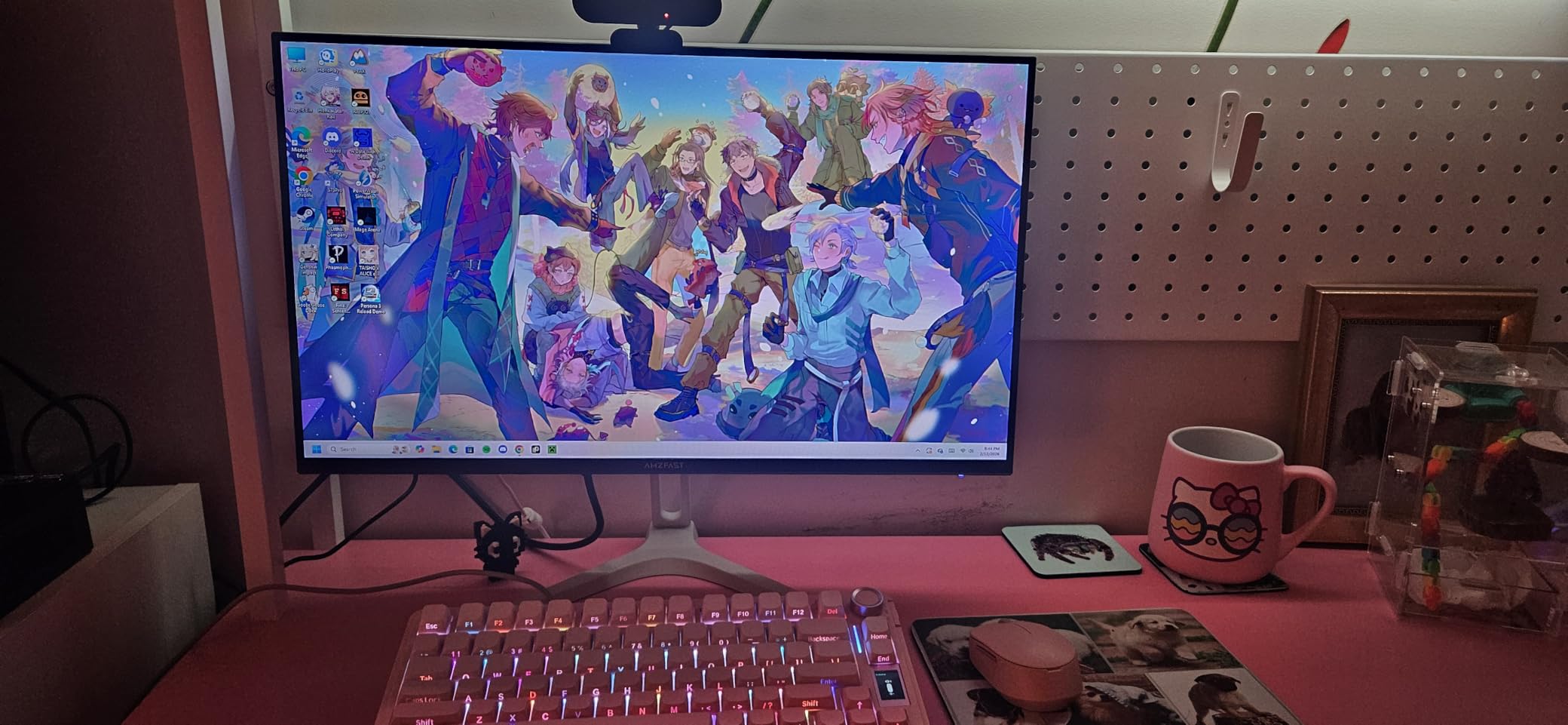 Amzfast 27 inch 240Hz Curved Gaming Monitor, FHD 1080P Monitor Gaming with Upgraded Built-in Speakers, MPRT 1ms with Fast VA Panel | 130% sRGB, 4000:1,1500R | 12 Months Warranty Exchange customer photo 1