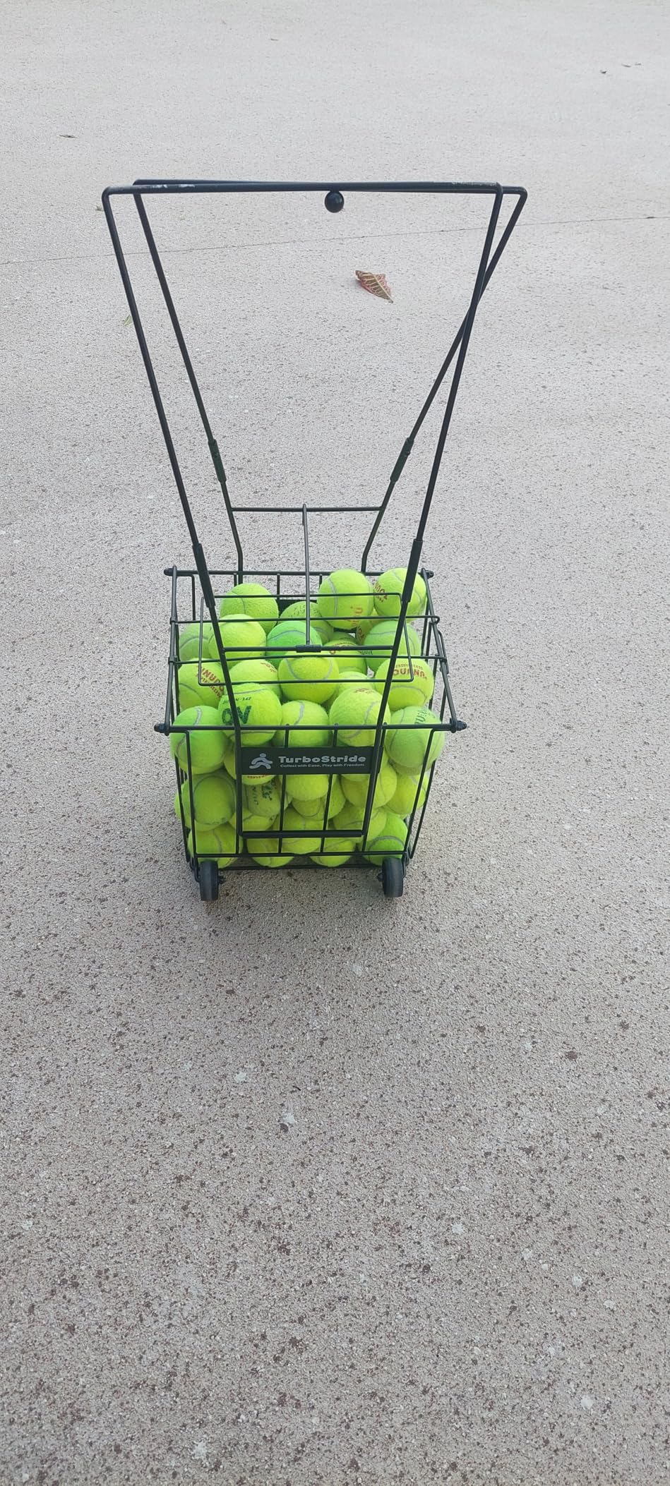 Tennis Ball Hopper, Portable Pickleball Ball Basket for Pickup, Storage & Training customer photo 2