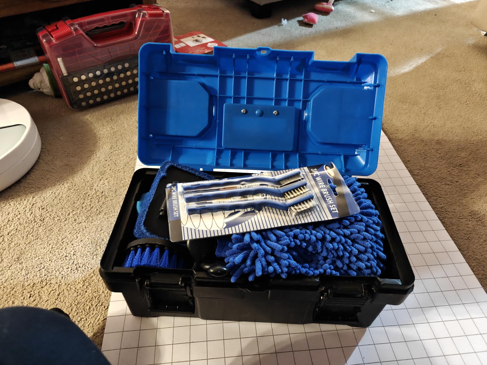 36Pcs Car Detailing Kit, Car Detailing Brush Set, Car Cleaning Kit, Auto Detailing Tools for Interior Exterior Wheels, Professional Car Wash Accessories with Windshield Cleaning Tool and Storage Box customer photo 2