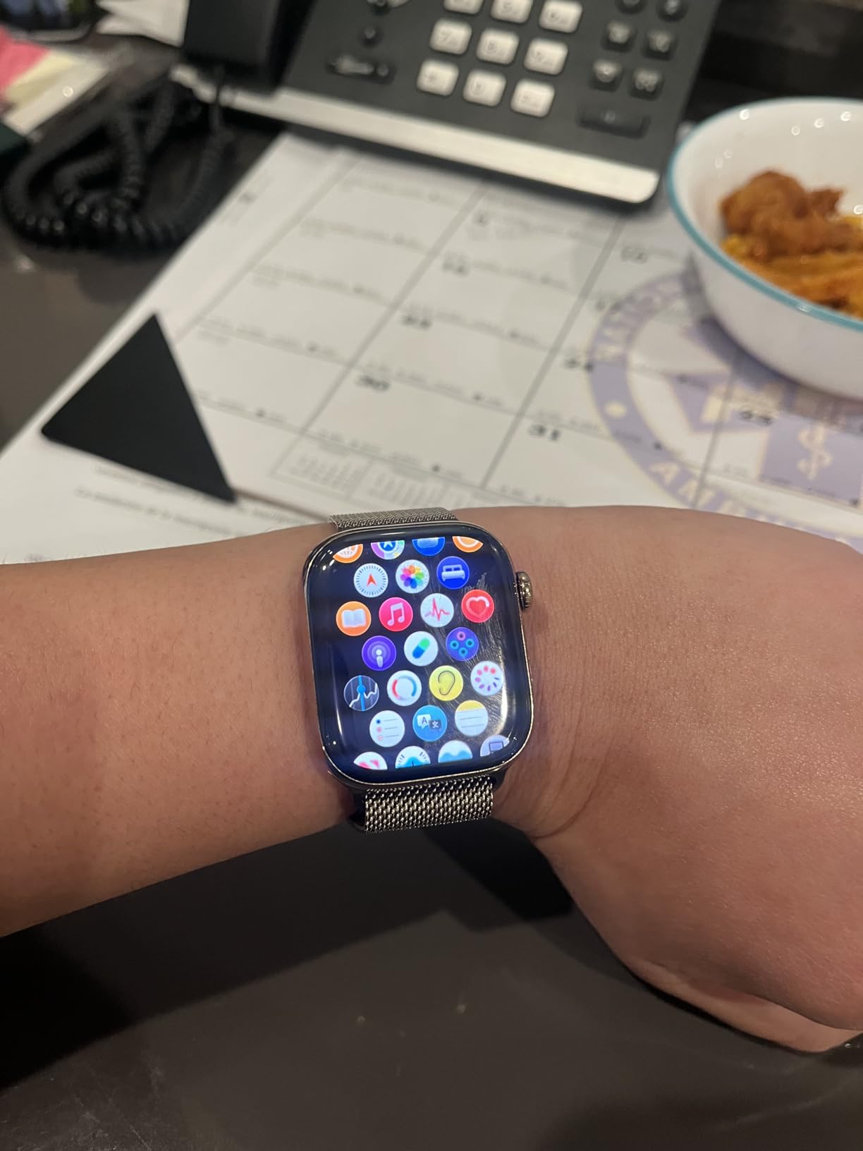 Apple Watch Series 11 [GPS 42mm] Smartwatch with Silver Aluminum Case with Purple Fog Sport Band - S/M. Sleep Score, Fitness Tracker, Health Monitoring, Always-On Display, Water Resistant customer photo 2