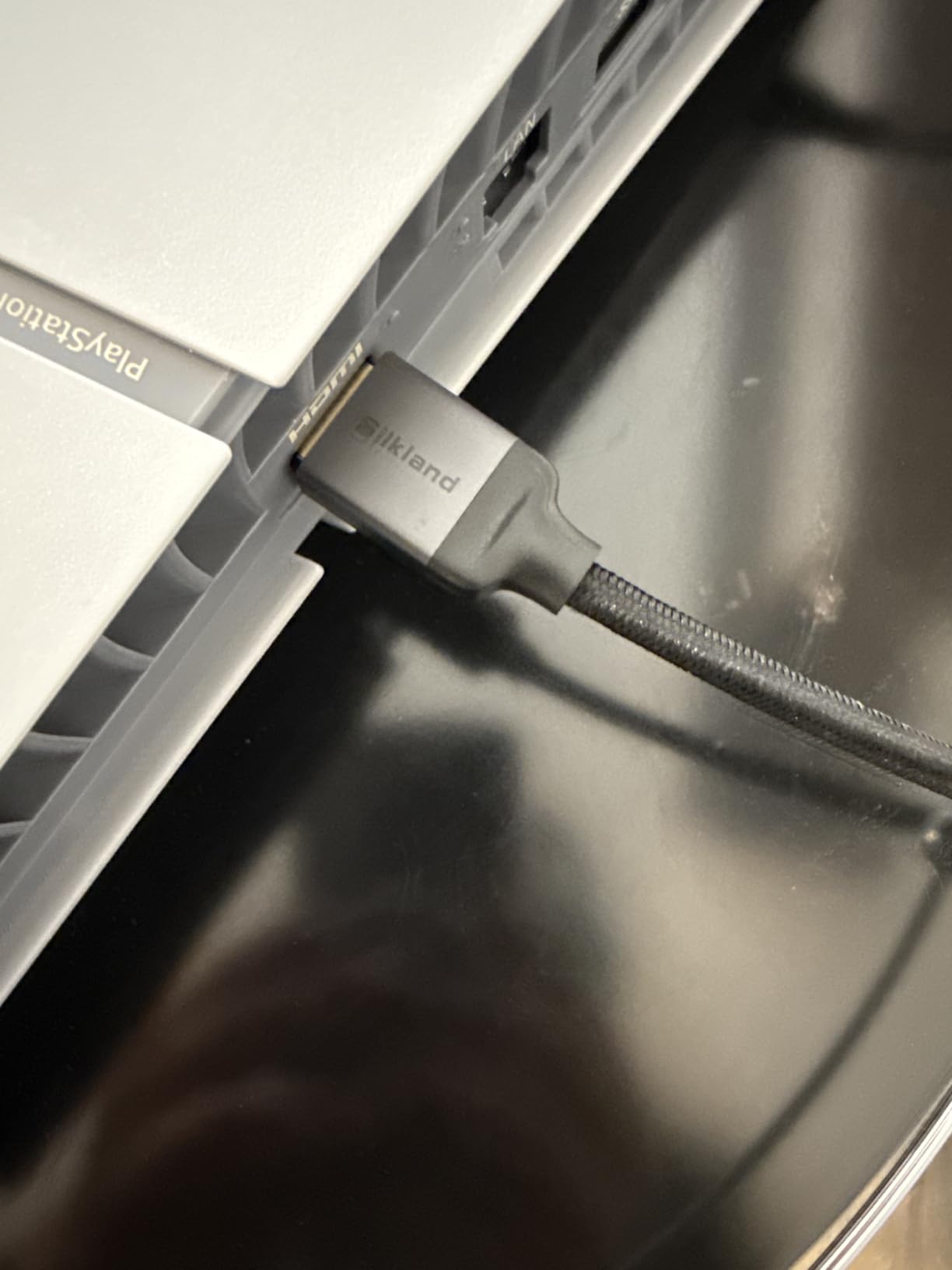 Silkland HDMI 2.1 Cable 25FT, [4K@240Hz 144Hz 120Hz, 8K@60Hz] 1440P Ultra High Speed HDMI Cable 48Gbps (Upgrade Braided), HDR10+, eARC, HDCP 2.3, Compatible for Xbox/PS5/PS4/Roku TV customer photo 2