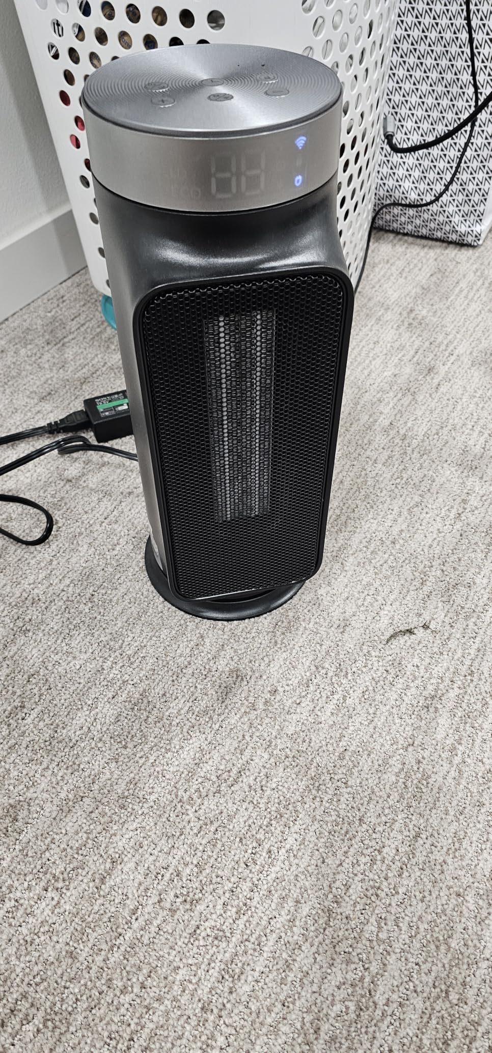Smart Space Heater, 1500W PTC Heater with Wifi/App/Alexa/Google Voice Control for Indoor Use, Heats & Cools 2 in 1 Eco Heater for Home Office Bedroom Living Room Bathroom Nursery Apartment customer photo 1
