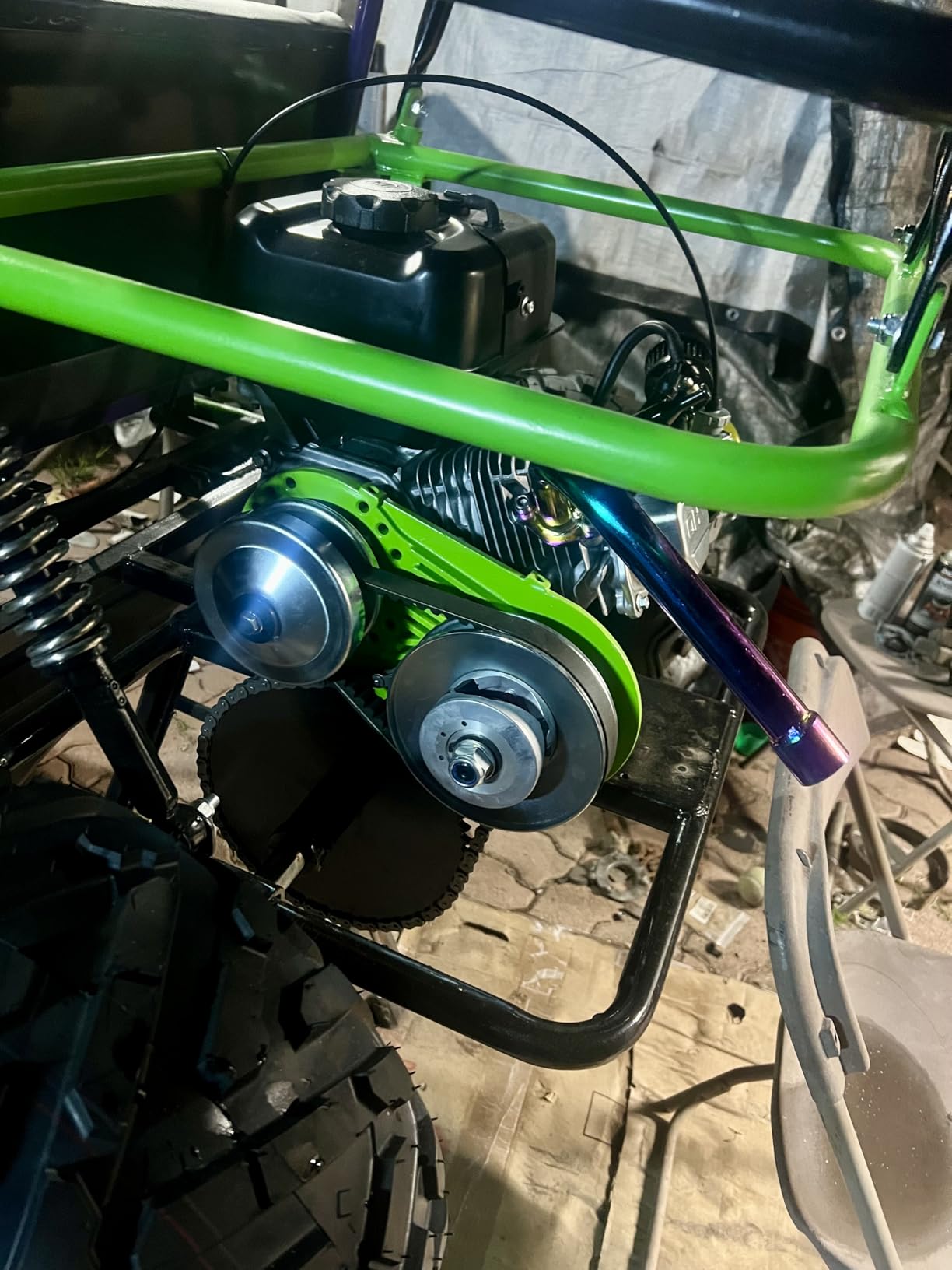 Dual Locking Ball Bearing Seat Sliders, Adjustable Bucket Seat Slider Track Assembly Kit with Hardware, Compatible with Universal Bucket Seat Mount Frame customer photo 2