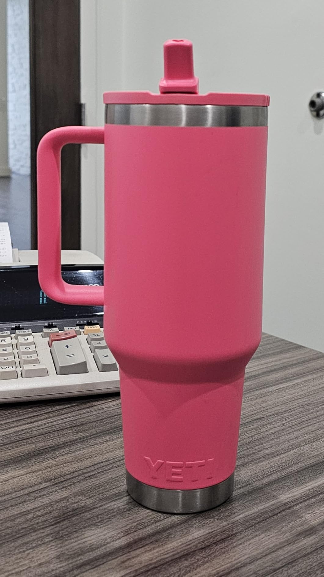 YETI Rambler 40 oz Travel Mug with Flip Straw Lid - Stainless Steel, Vacuum Insulated, Leakproof, Cup Holder Friendly customer photo 1