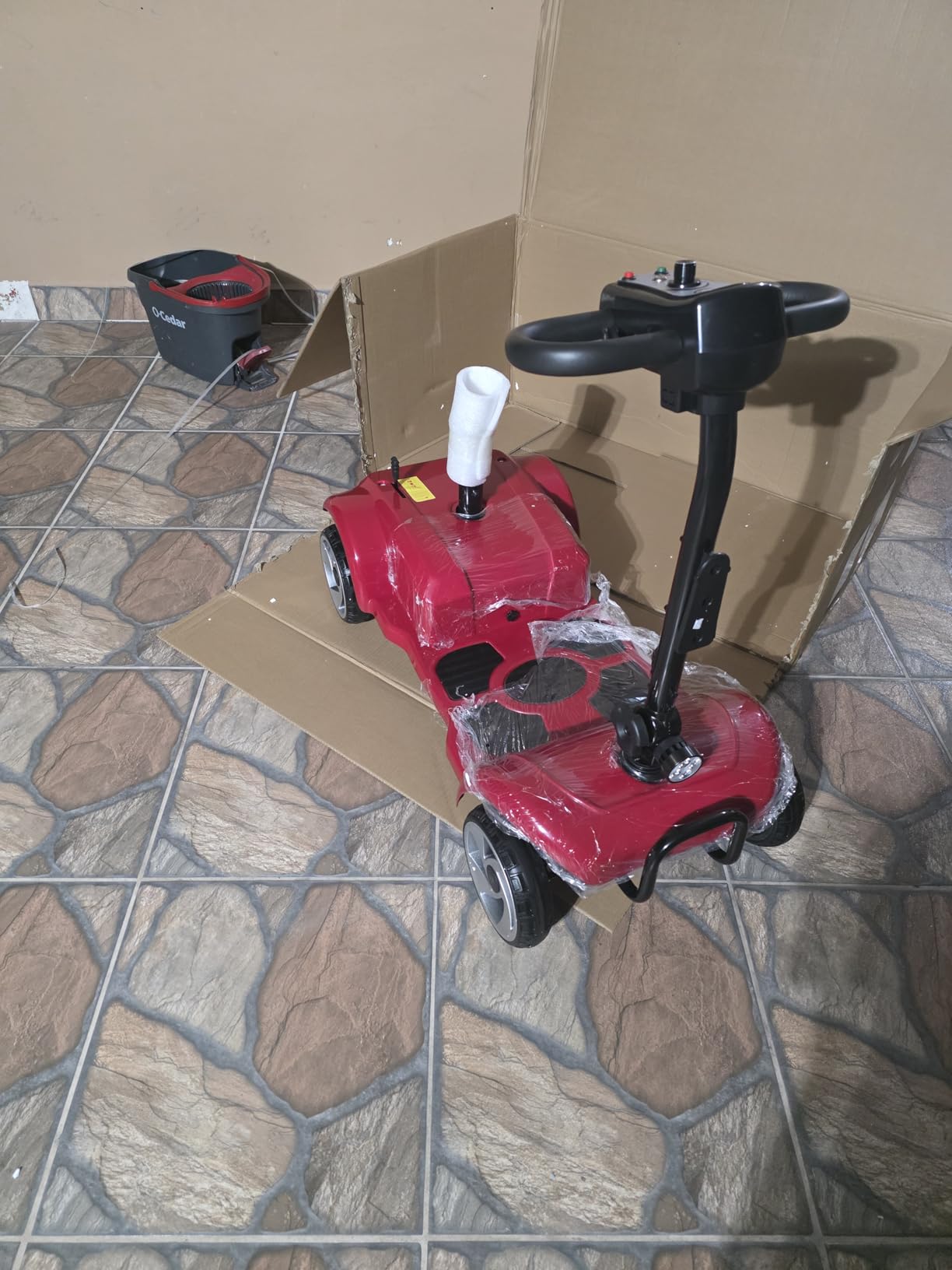 4 Wheel Electric Mobility Scooter for Adults and Seniors, 20 Miles Range Foldable Electric Scooter, Compact Heavy Duty Mobile for Travel with 330lb Capacity, Powered Electric Wheelchair, Silver customer photo 2