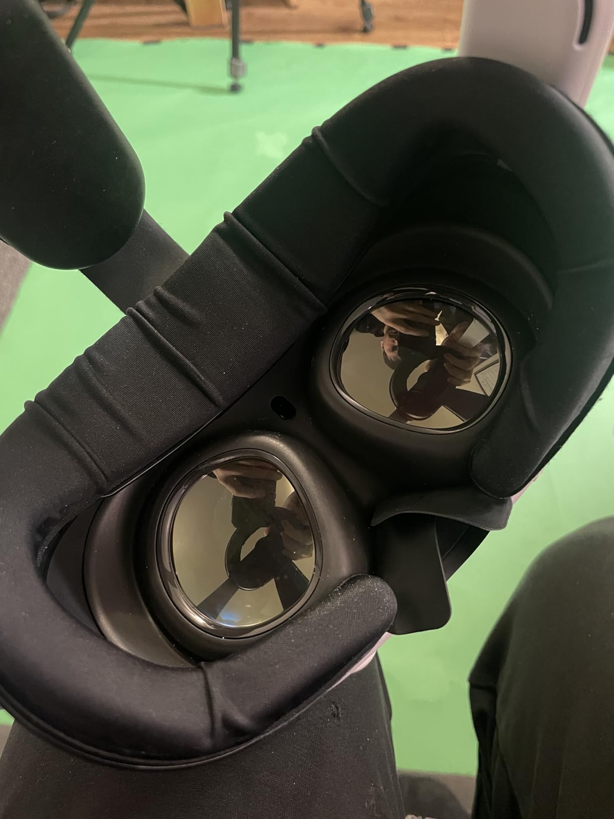 FC4A Newly Facial Interface Compatible with Meta/Oculus Quest 3 Accessories, with Ventilation-Design Ice Silk Cushion, for Halo Head Strap with Fan (NOT Compatible with Quest 3S) customer photo 1