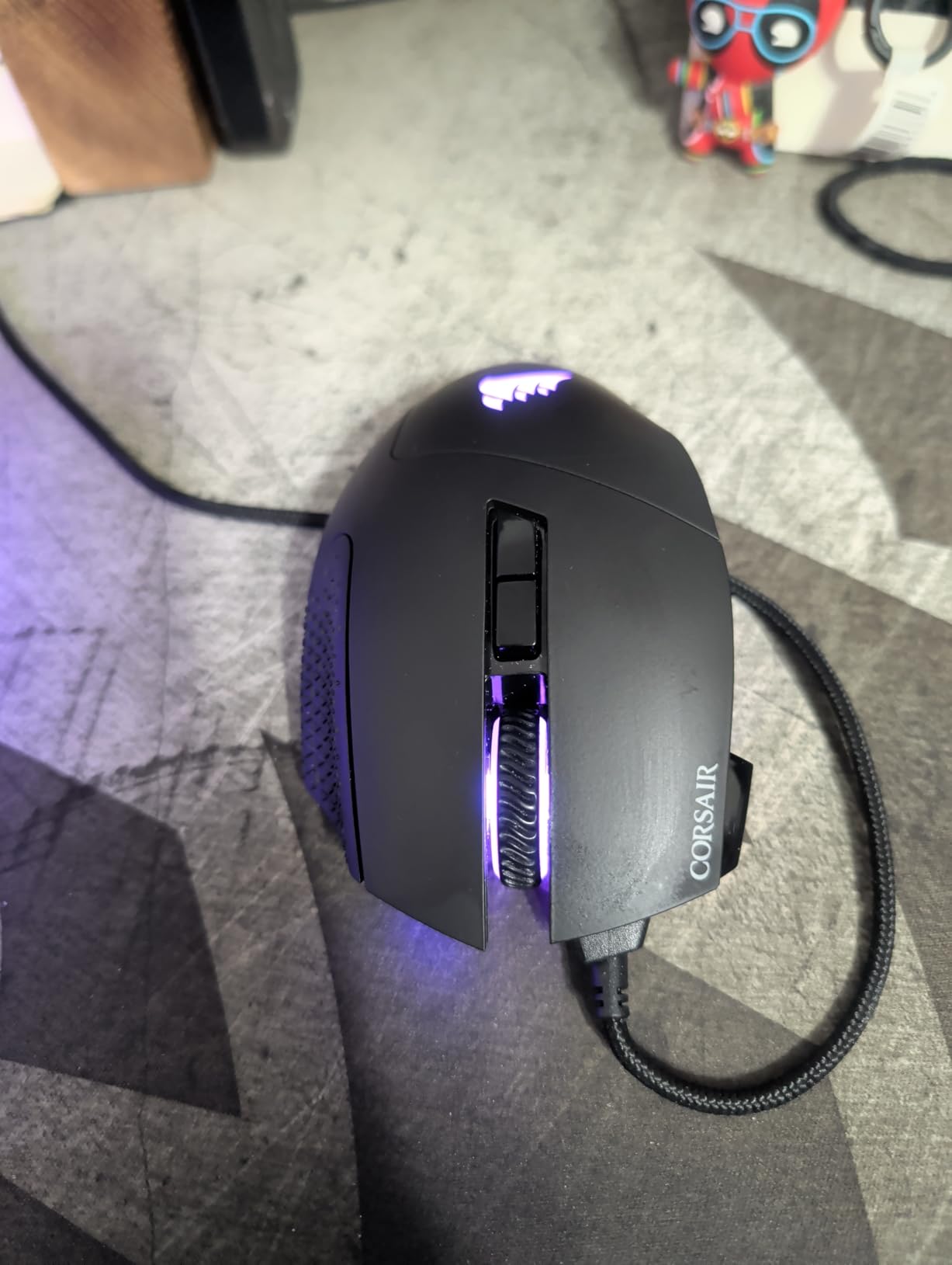Corsair Scimitar RGB Elite Wired MOBA/MMO Gaming Mouse - 18,000 DPI - 17 Programmable Buttons - iCUE Compatible - PC, Mac, PS5, PS4, Xbox - Black customer photo 1