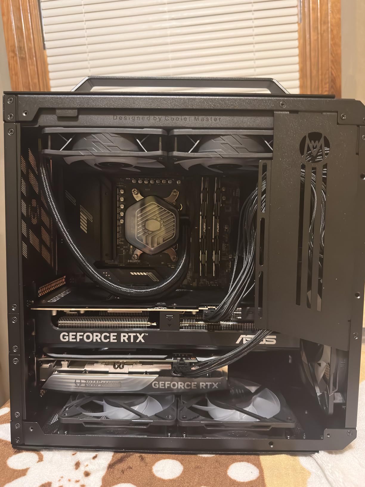 Mechanic Master C34 Compact ATX Case with Carry Handle, Portable Desktop Computer Chassis, Supports 240mm Liquid Cooling & ATX PSU, GPU up to 335mm (Moonlight Silver) customer photo 2
