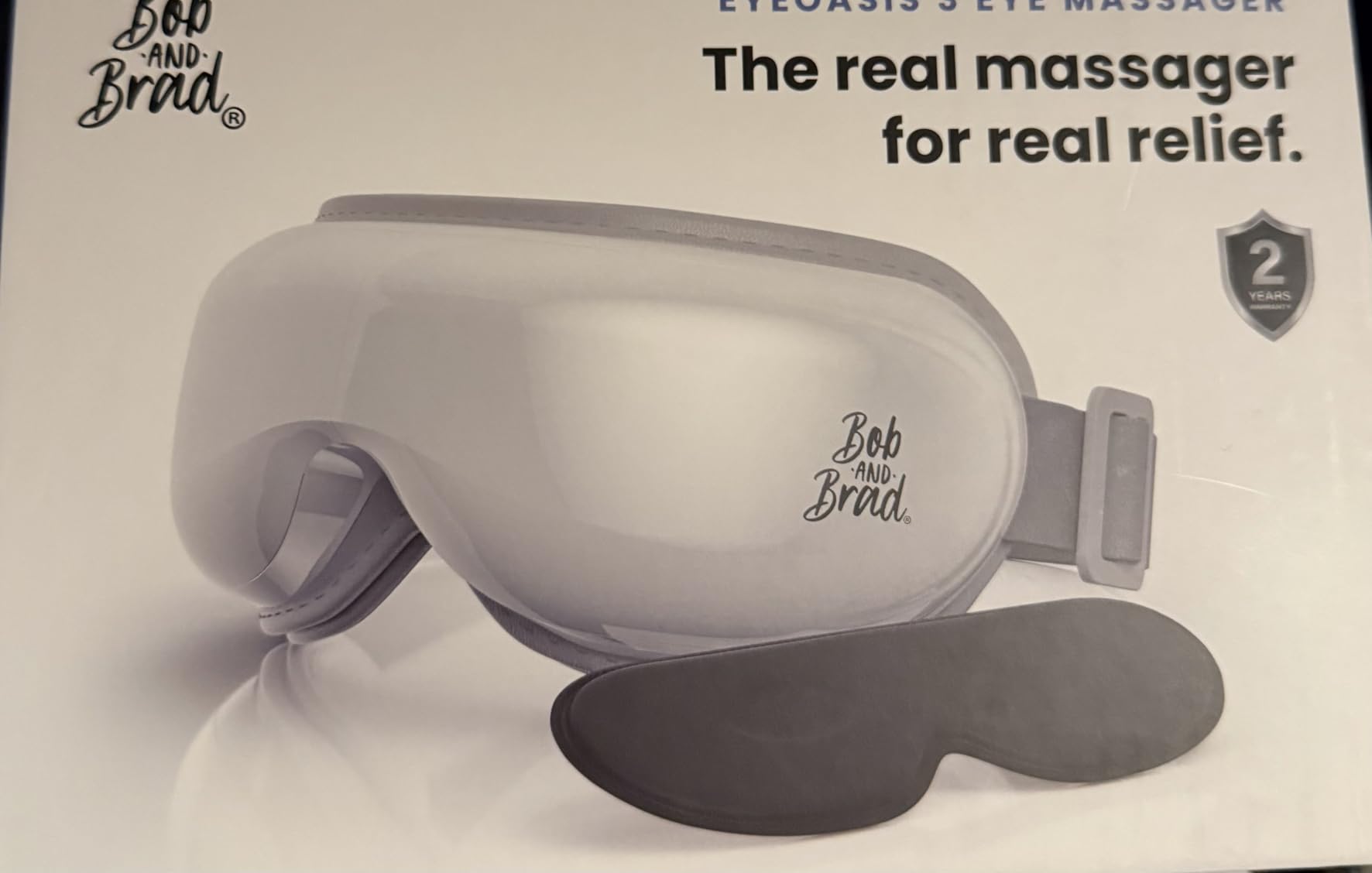 BOB AND BRAD Eye Massager with Heat and Cooling, FSA-HSA Eligible, EyeOasis 3 Heated Eye Massager Mask for Dry Eyes, Migraines, Headaches Relief, Reduce Strain, Improve Sleeping, Mother's Day customer photo 2