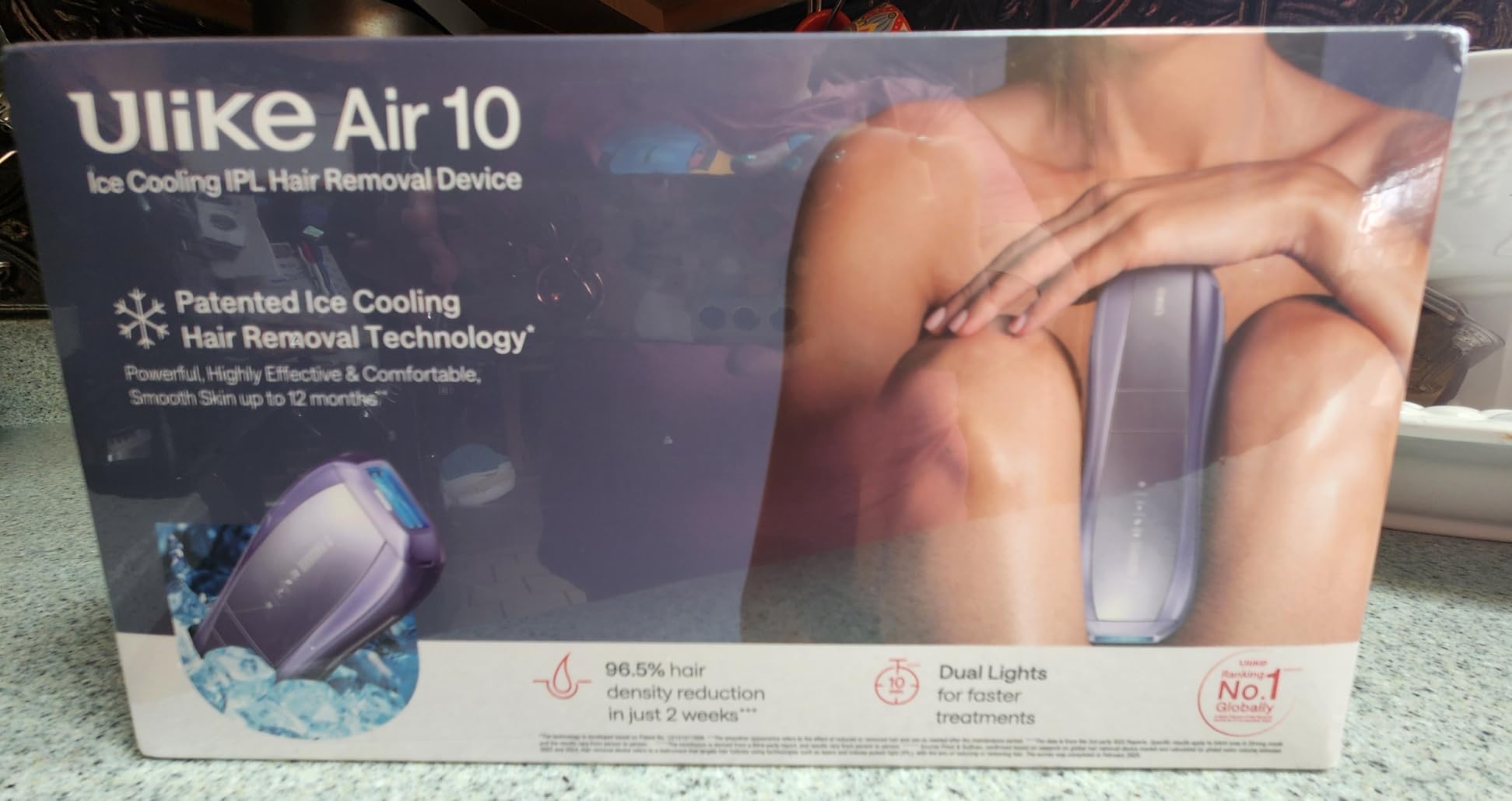 Ulike Laser Hair Removal Air 10 Deluxe Version IPL for Women and Men with Ice-Cooling Technology, Nearly Painless and Permanent Hair Reduction, at Home Hair Removal in 10mins with Skin Sensor customer photo 2
