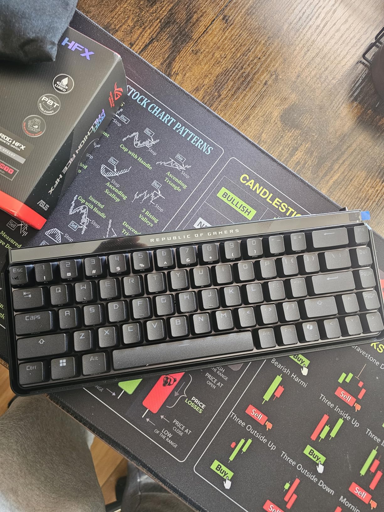 ROG Falchion Ace HFX Hall Effect Wired Gaming Keyboard - 65% TKL, Dual USB-C, Magnetic Switch, Rapid Trigger, Speed Tap, 8K Hz Polling, Touch Panel, Protective Cover, PBT Keycaps - ZywOo Edition customer photo 2