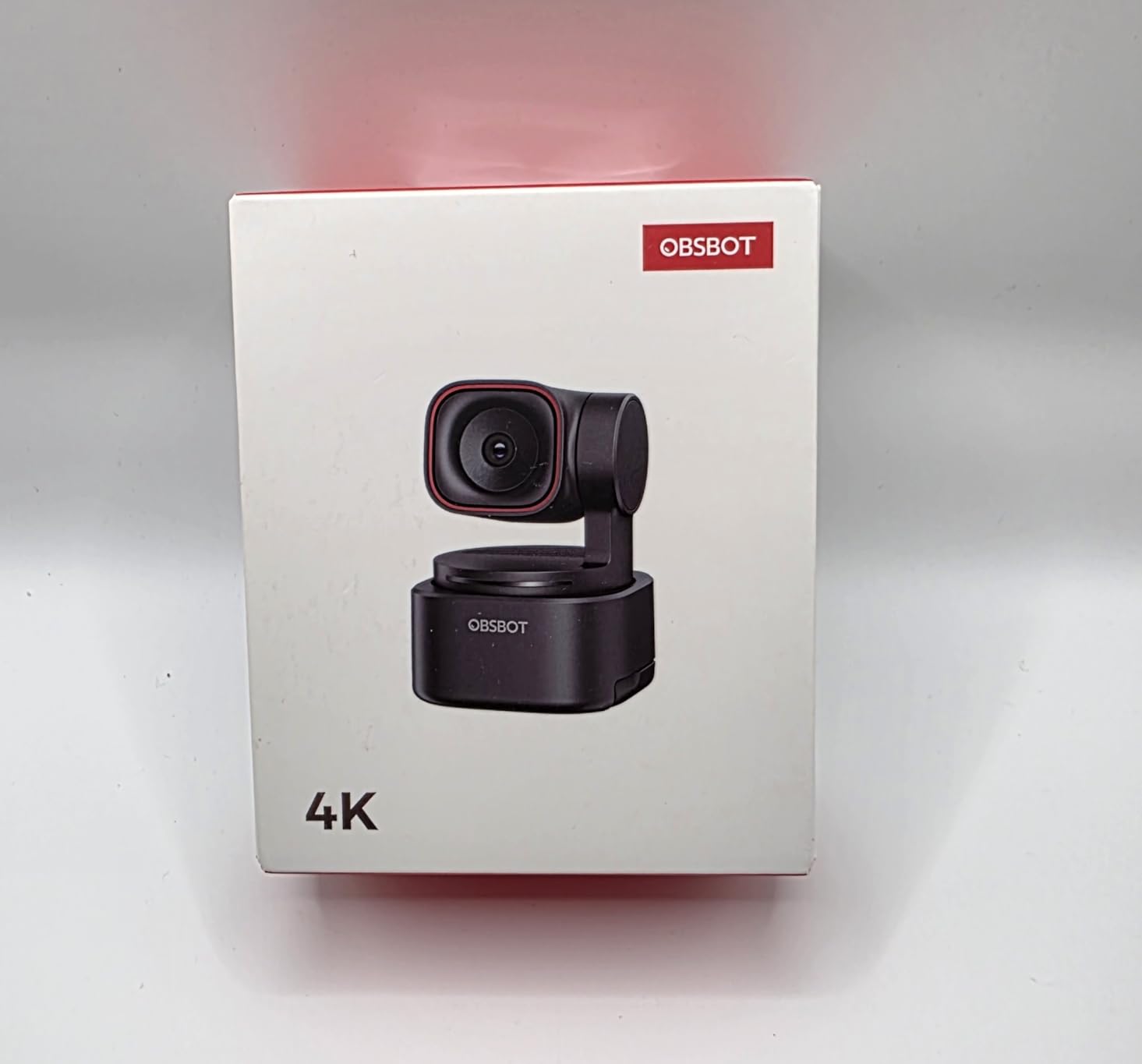 OBSBOT Tiny 3 Lite AI-Powered Spatial Audio 4K Webcam - Compact AI Tracking PTZ Camera with 1/2