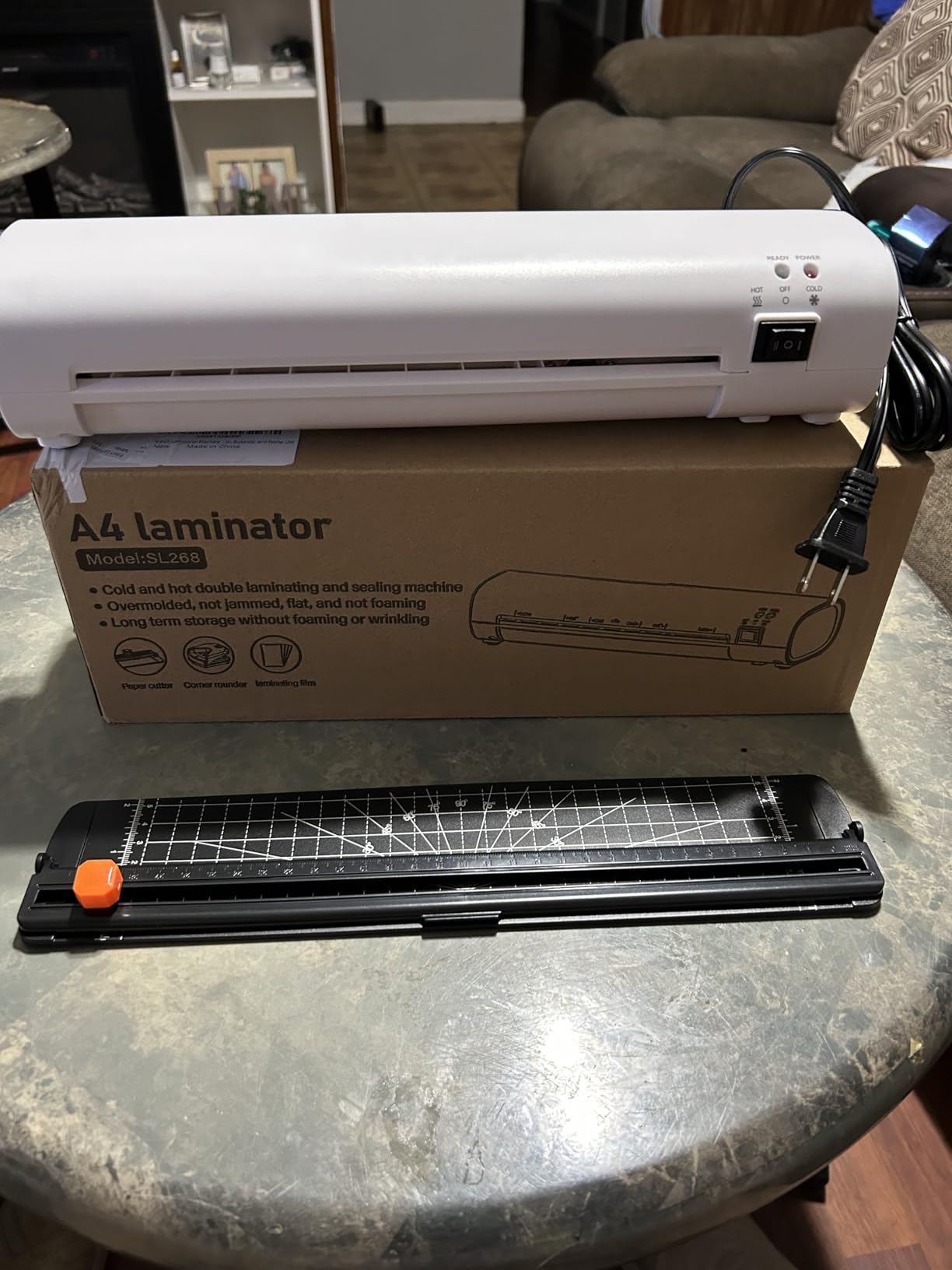 13 Inch Laminator Machine, A-3 9-in-1 Thermal Laminator with Sheets for Hot & Cold Laminating Machine, Features Fast 60-Sec Warm Technology and Never-Jam Design for Home,Office,or School Use (Black) customer photo 2