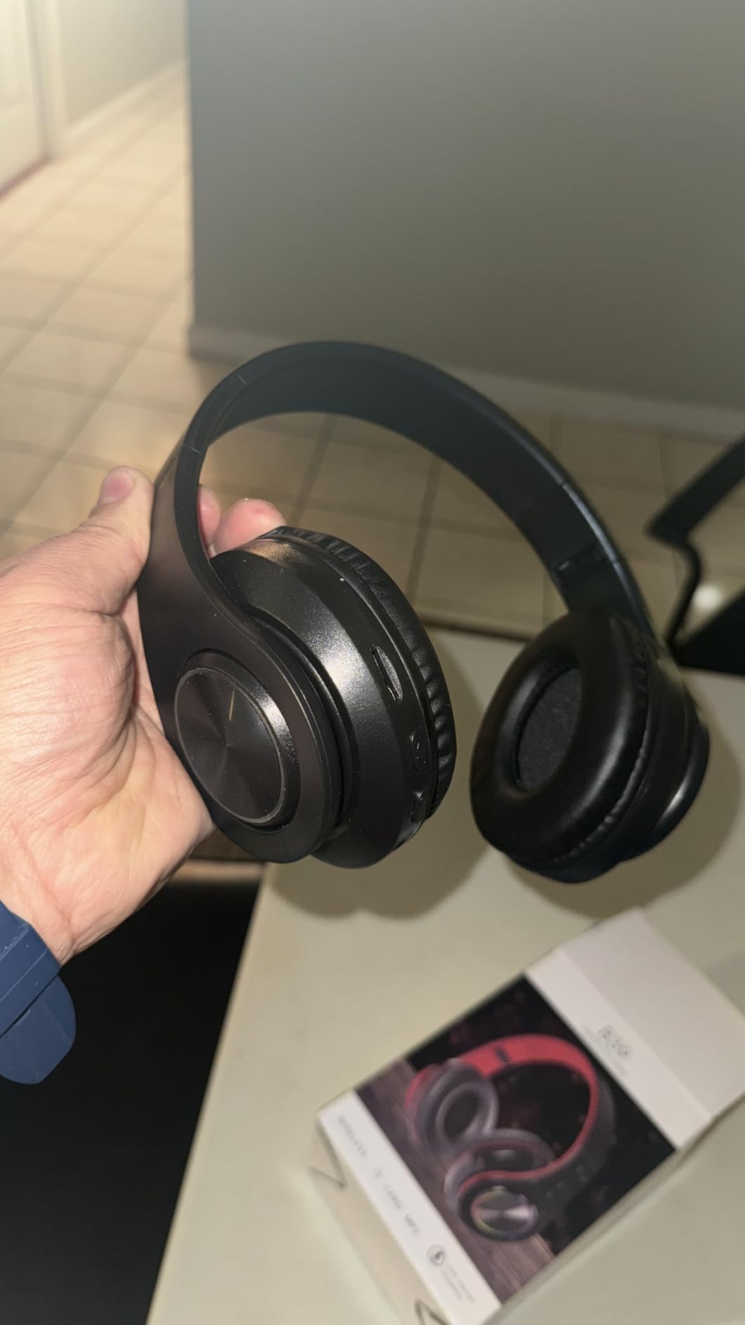 Hybrid Active Noise Cancelling Bluetooth 6.0 Headphones 120H Playtime 6 ENC Clear Call Mic, Over Ear Headphones Wireless with Hi-Res Audio Comfort Earcup Low Latency ANC Headphone for Travel Workout customer photo 2