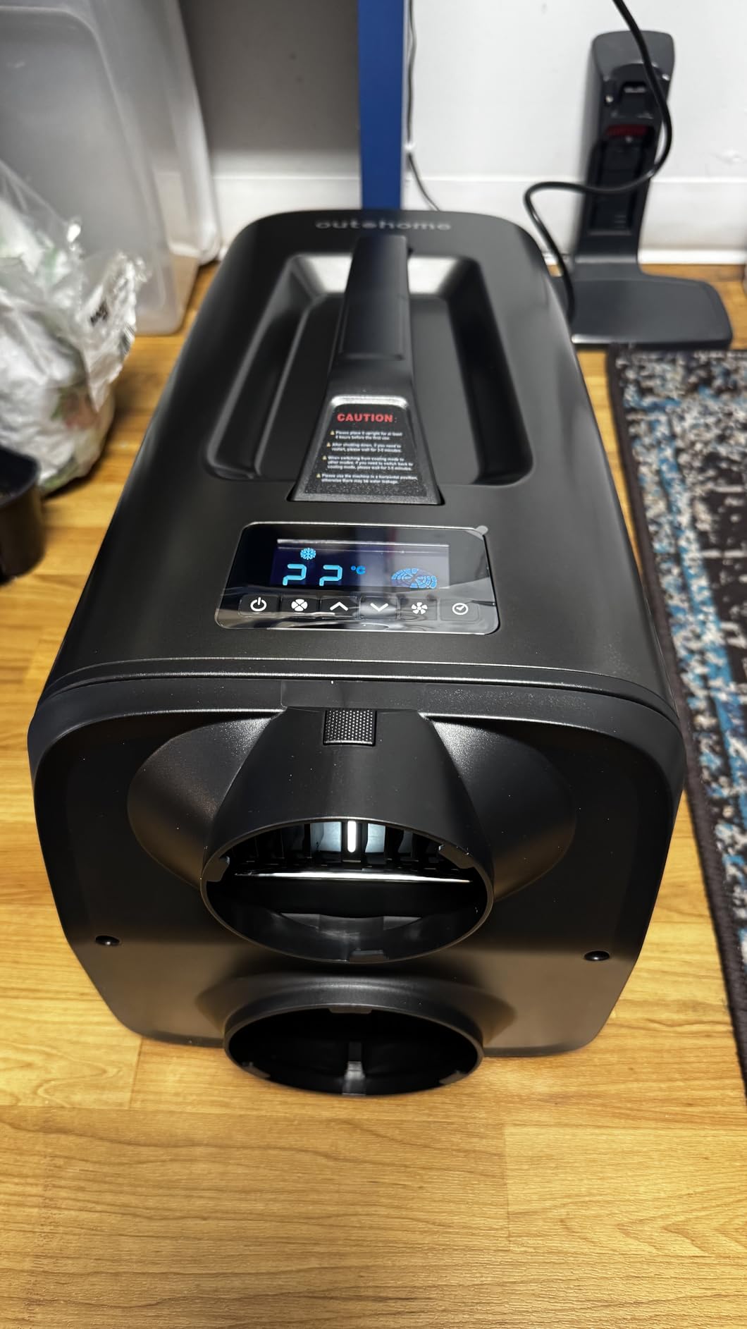 5200BTU Portable Camping Air Conditioner For Tent Outdoor and Indoor Use,400W Low Power for RV,Truck,Van and Car Cooling (Dark Silver) customer photo 2