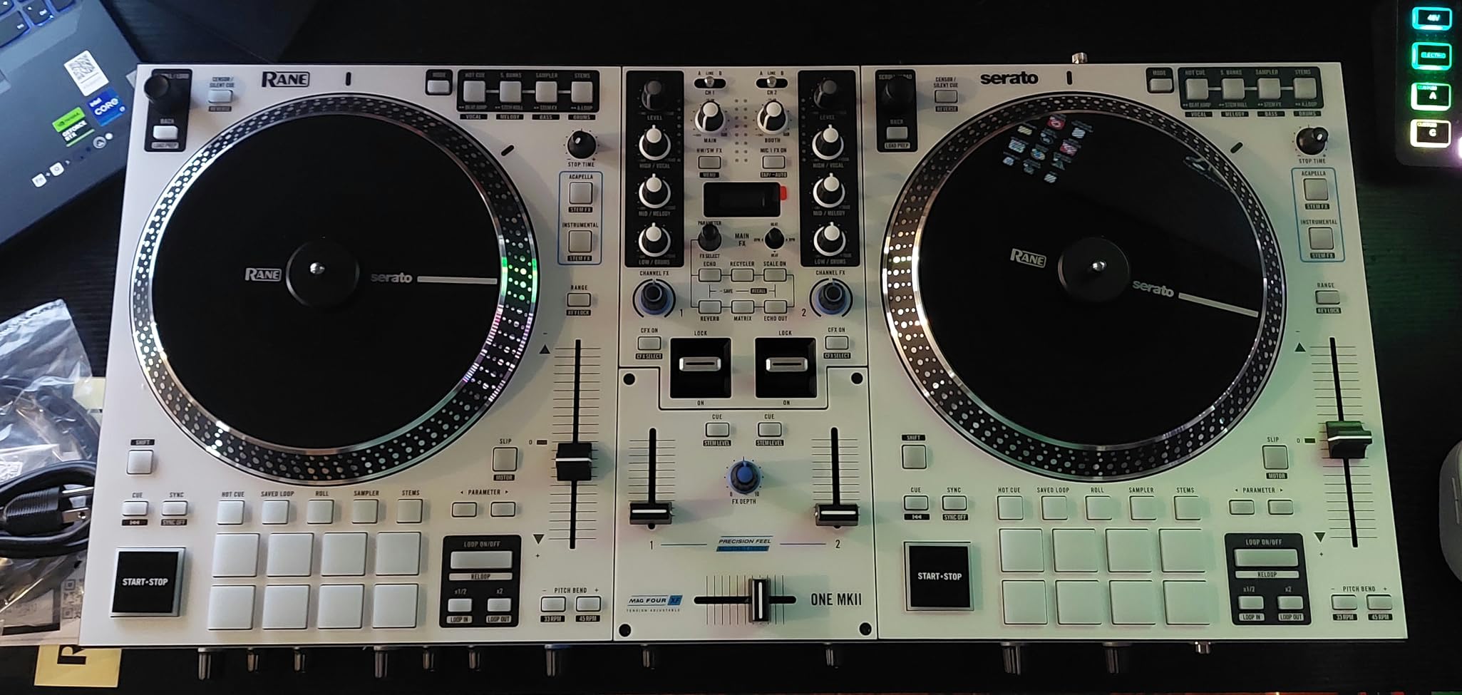 RANE SYSTEM ONE All-in-One Standalone Motorized DJ Controller with Engine DJ OS, Seamless Mixing on 2 Decks, Stems FX, Serato DJ Pro, XLR Outputs customer photo 2