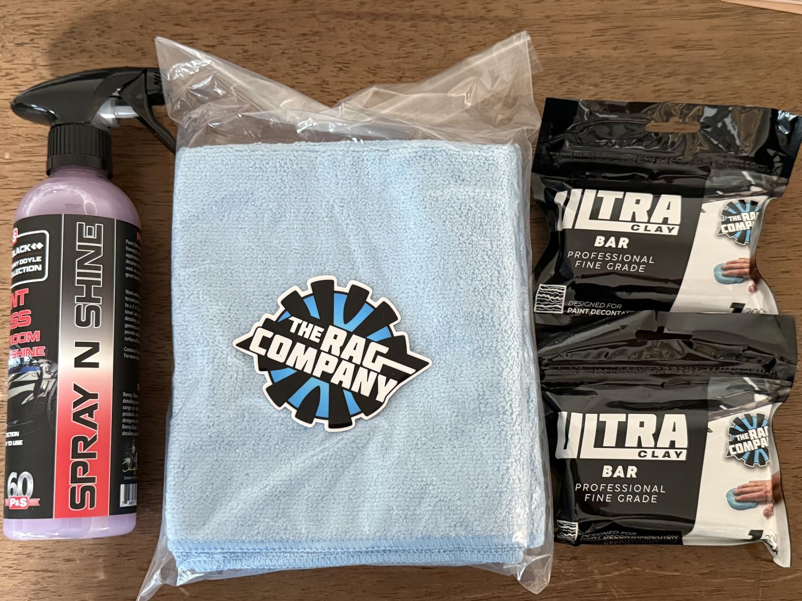 The Rag Company - Clay Bar Starter Kit - Surface Prep Kit for Cars, Trucks, SUVS & More - Includes 2 Premium Clay Bars, Clay Lube, Microfiber Towels - 6 Piece Kit customer photo 2