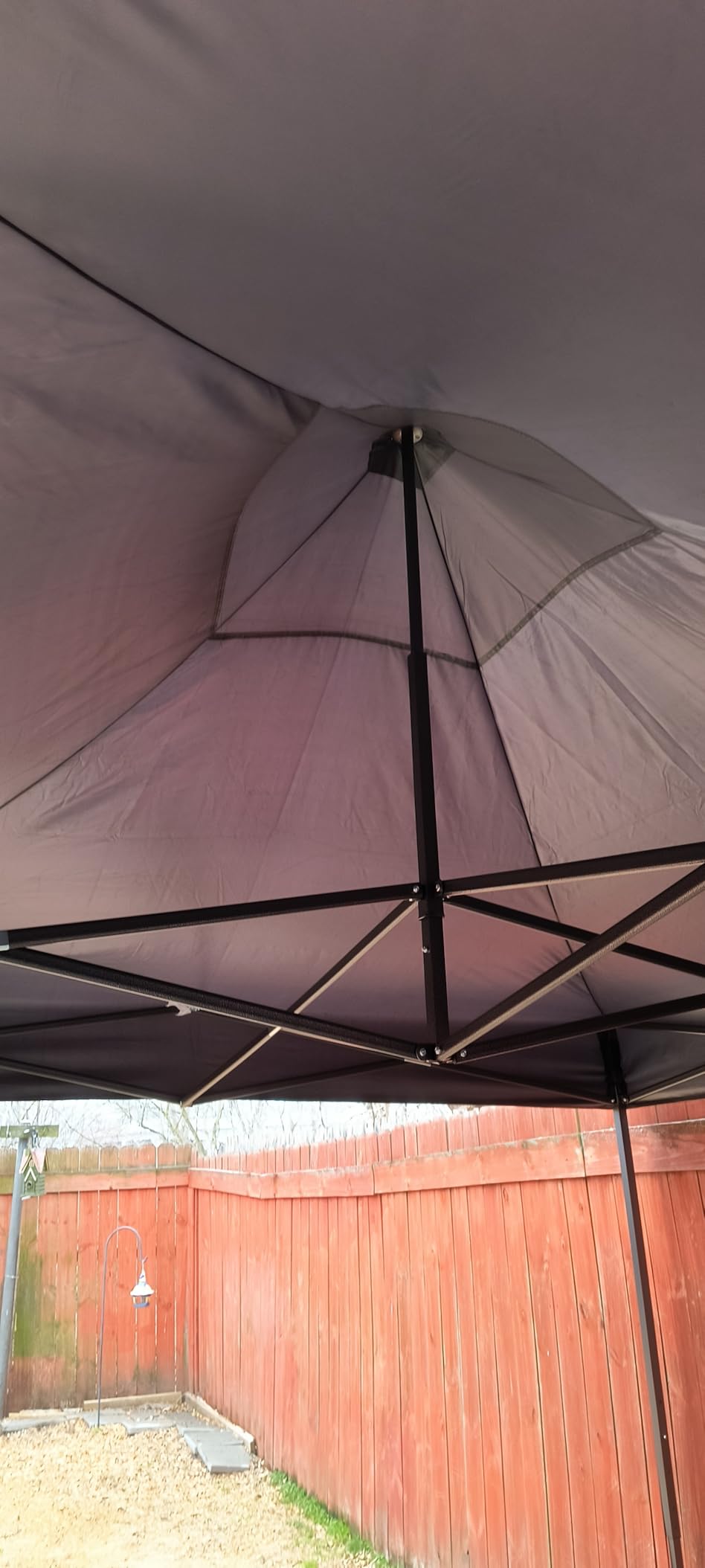 OLIXIS 10x10ft 1-Person Pop Up Canopy Tent, Heavy Duty One Push Setup Portable Outdoor Shelter for Beach Events Camping with Rolling Carry Bag, Navy Blue customer photo 1