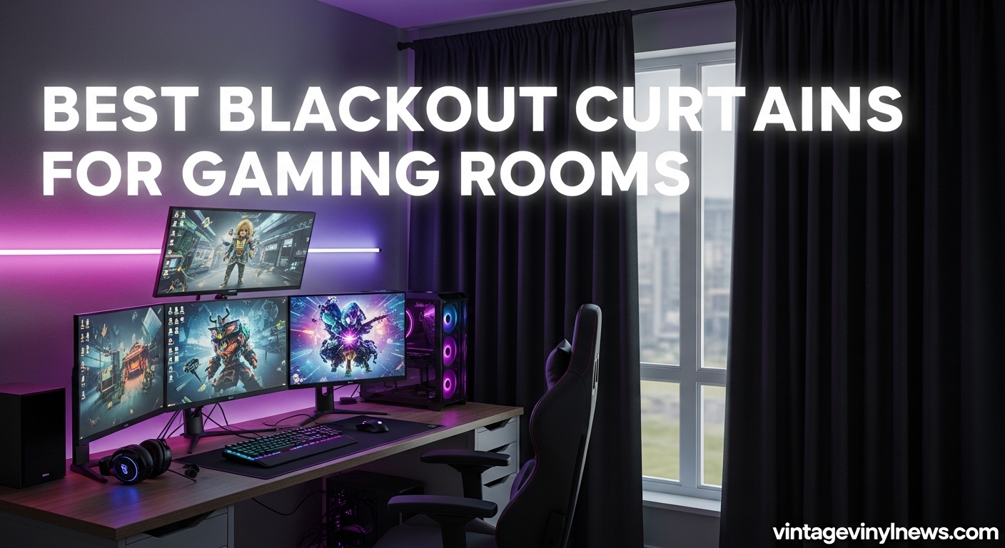 Best Blackout Curtains for Gaming Rooms