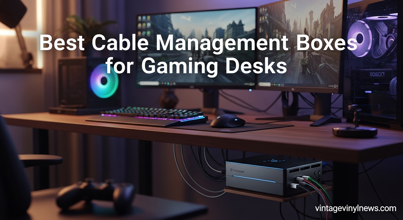 Best Cable Management Boxes for Gaming Desks