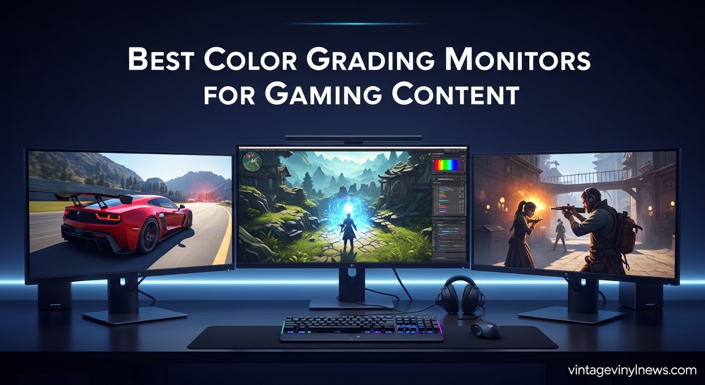Best Color Grading Monitors for Gaming Content