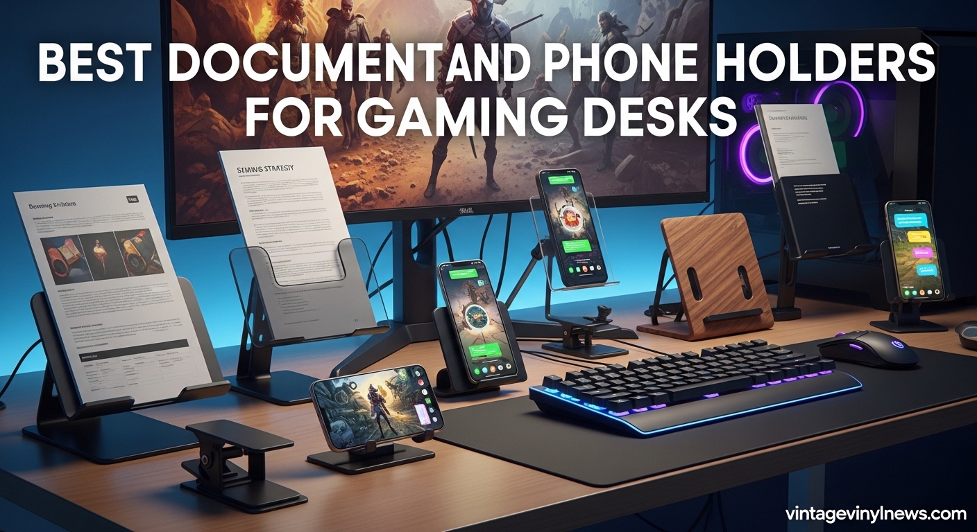 Best Document and Phone Holders for Gaming Desks