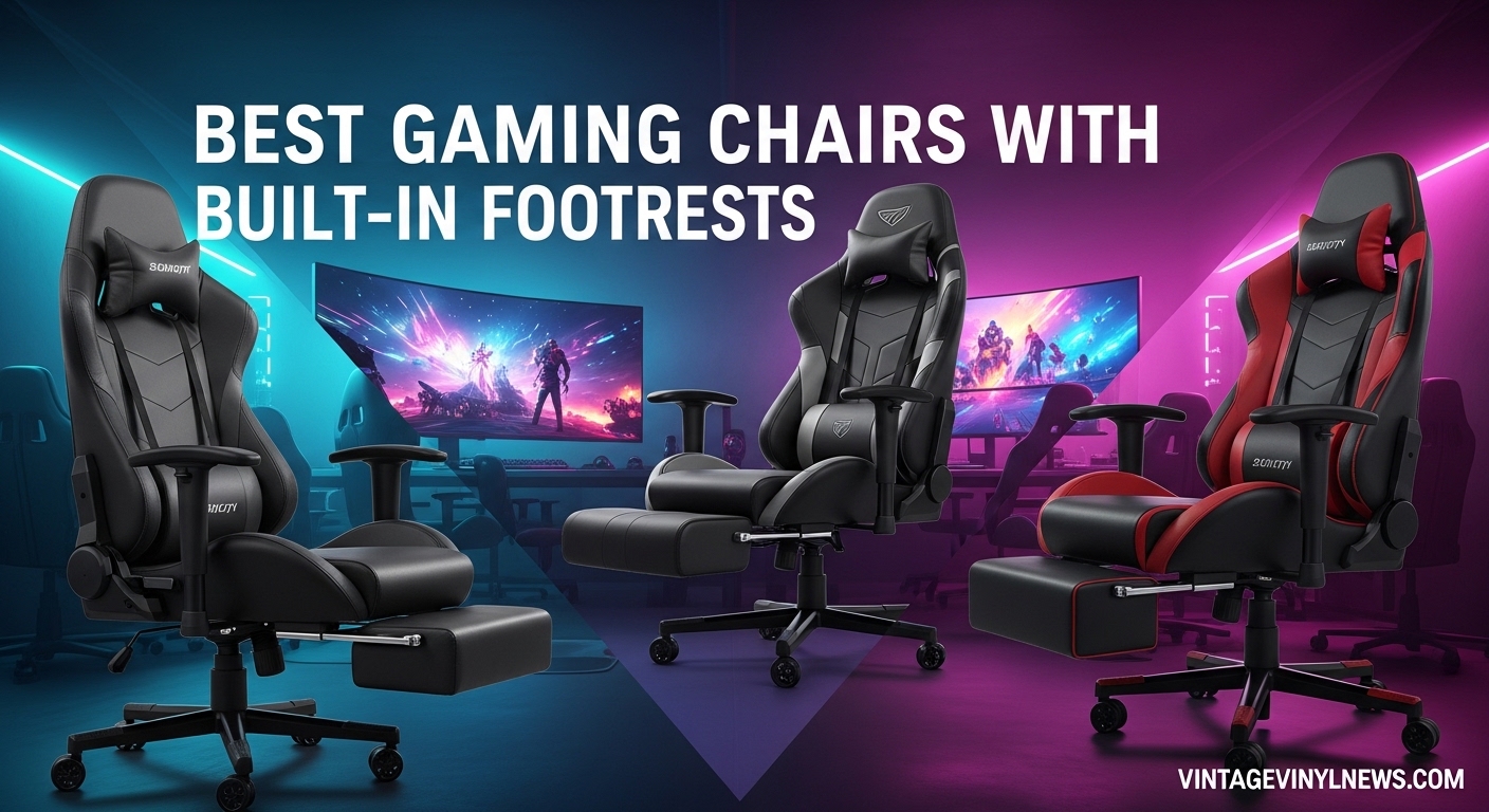 Best Gaming Chairs with Built-in Footrests